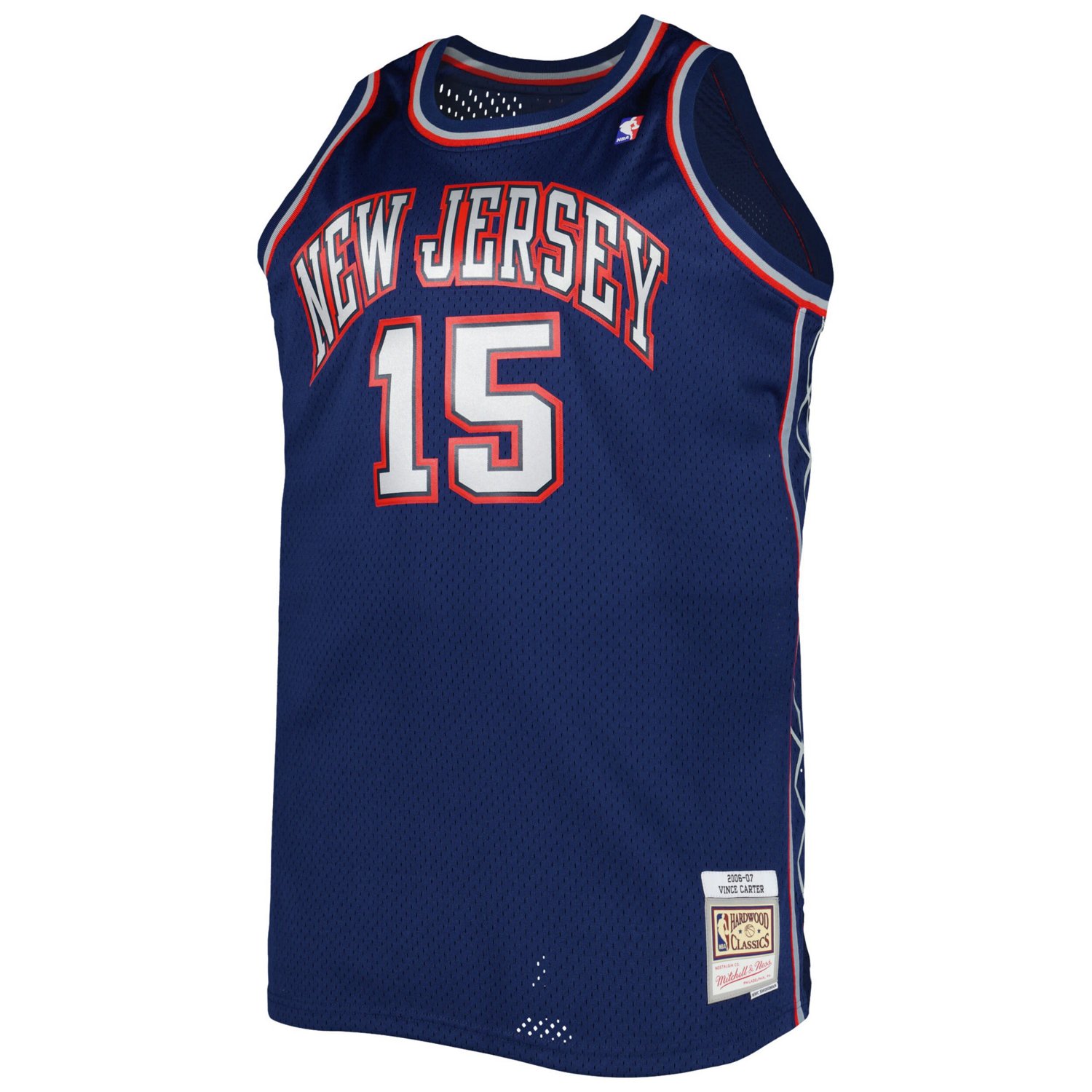 Mitchell  Ness Vince Carter New Jersey Nets Big  Tall Hardwood Classics 2006/07 Swingman Jersey                                  - view number 2