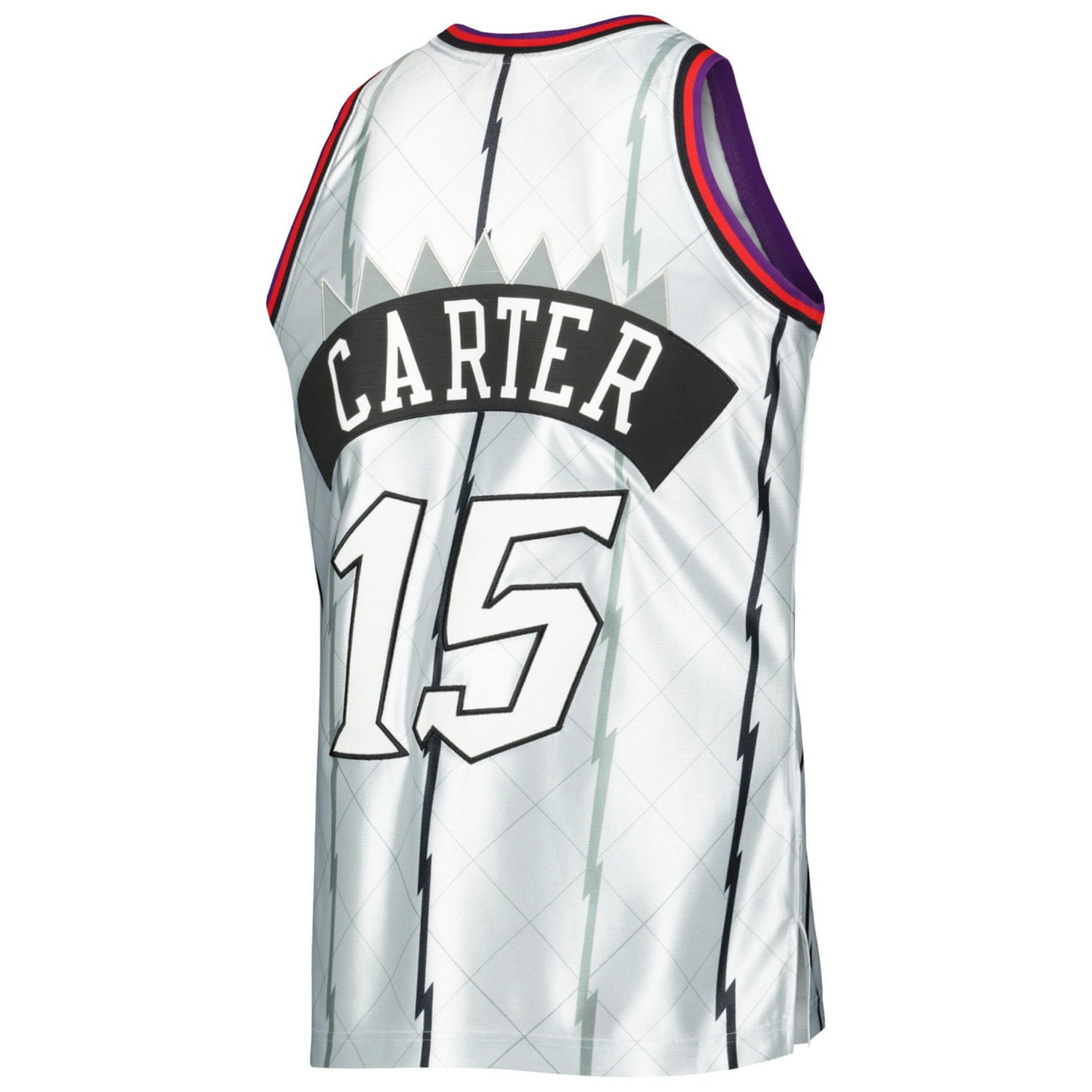 Mitchell  Ness Vince Carter Toronto Raptors 1998/99 Hardwood Classics 75th Anniversary Swingman Jersey                           - view number 3