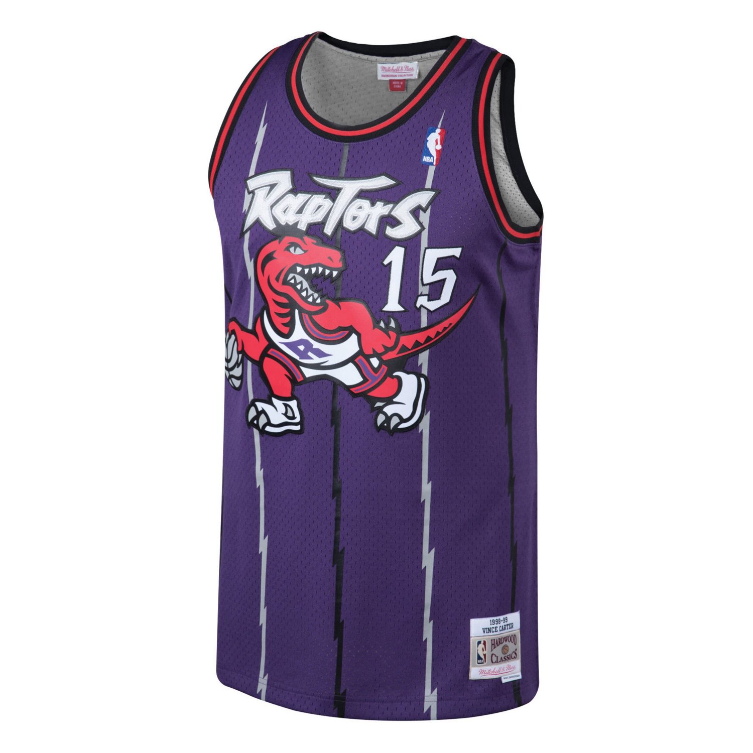 Mitchell  Ness Vince Carter Toronto Raptors 1998/99 Hardwood Classics Swingman Jersey - view number 2