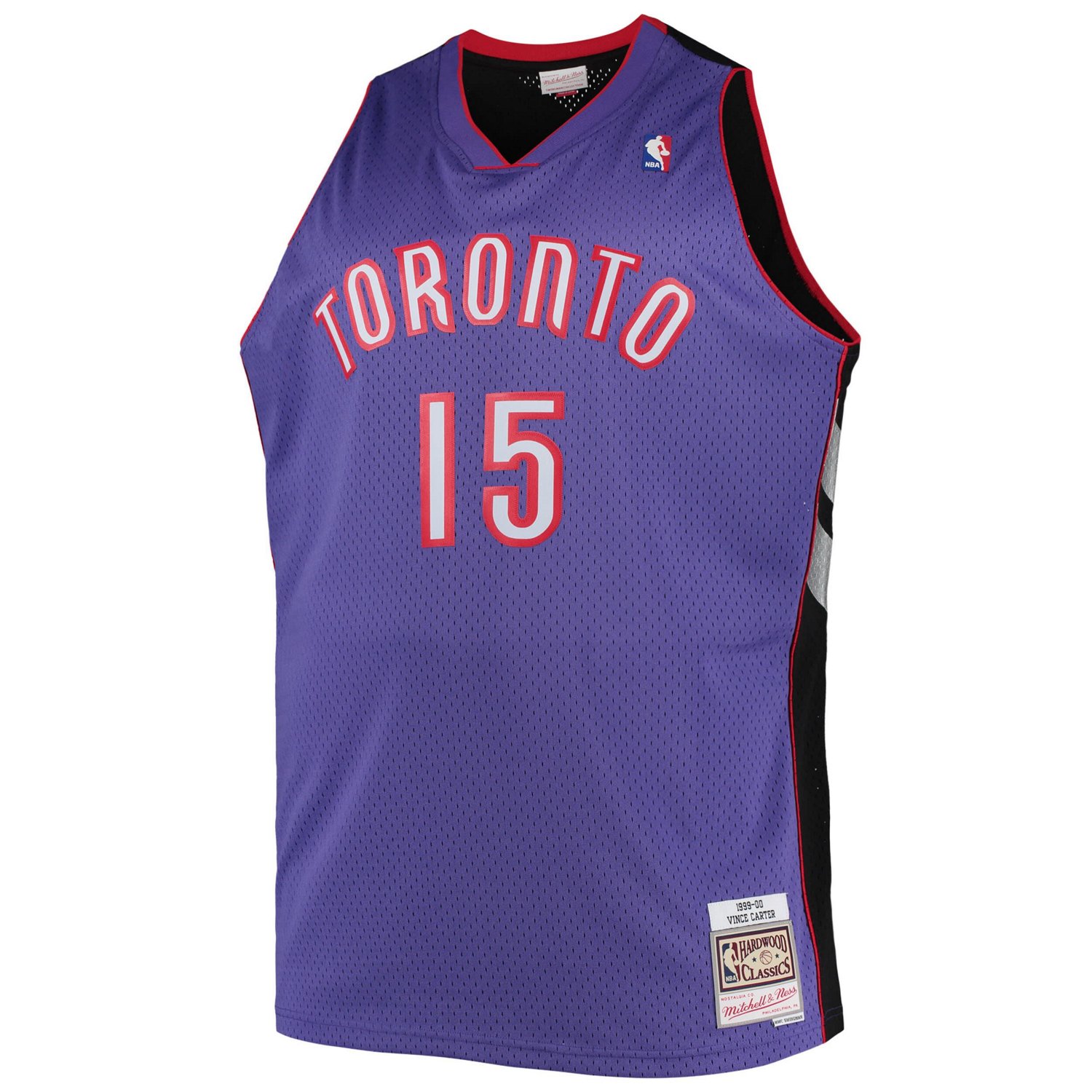 Mitchell  Ness Vince Carter Toronto Raptors Big  Tall 1999/00 Hardwood Classics Swingman Jersey                                  - view number 2