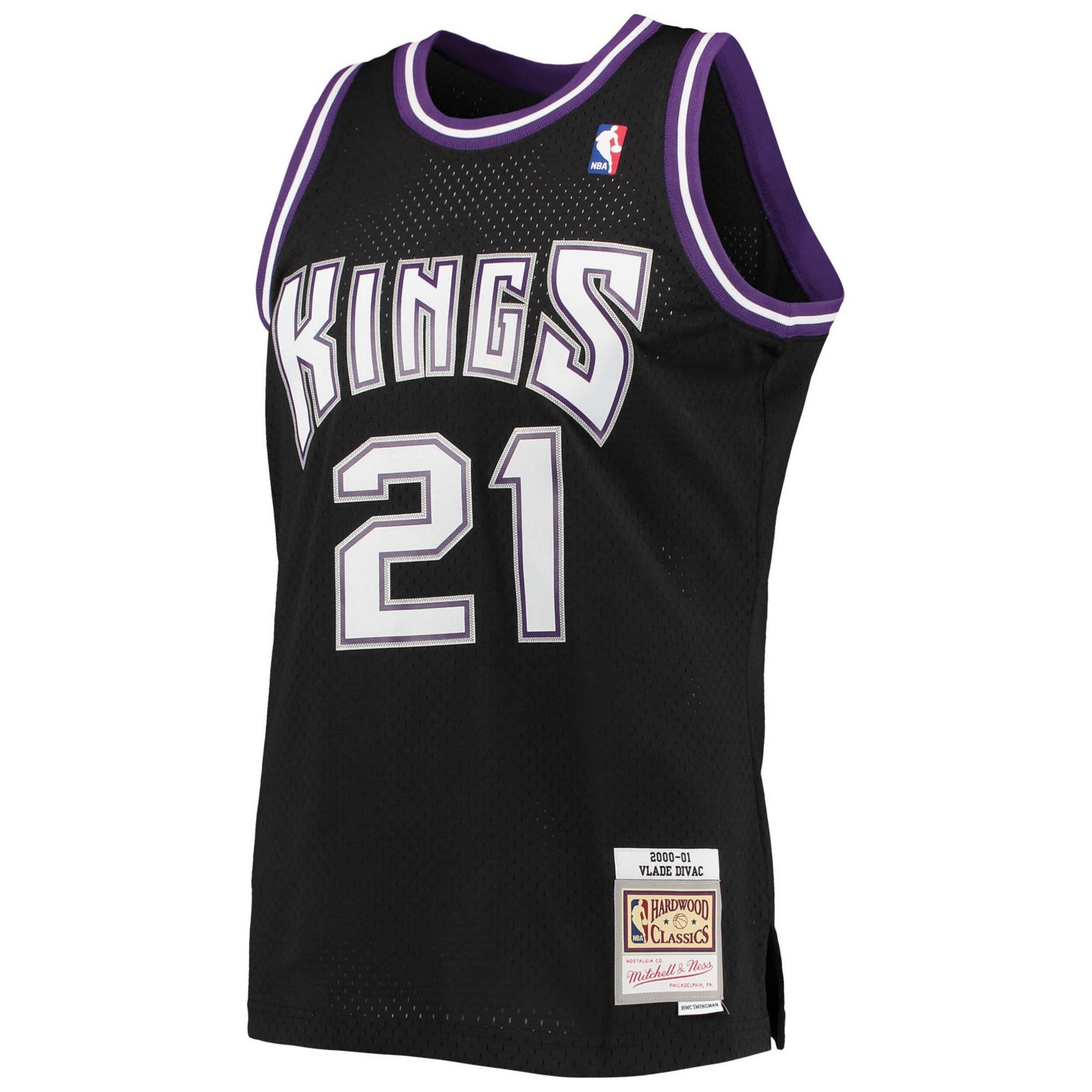 Mitchell  Ness Vlade Divac Sacramento Kings 2000/01 Hardwood Classics Swingman Jersey                                            - view number 2