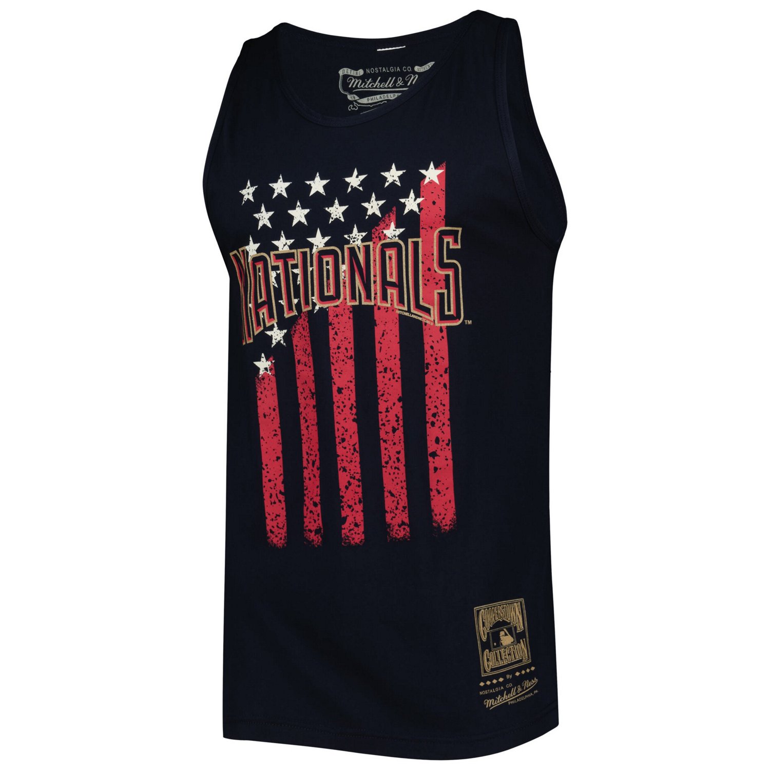 Mitchell  Ness Washington Nationals Cooperstown Collection Stars and Stripes Tank Top - view number 2