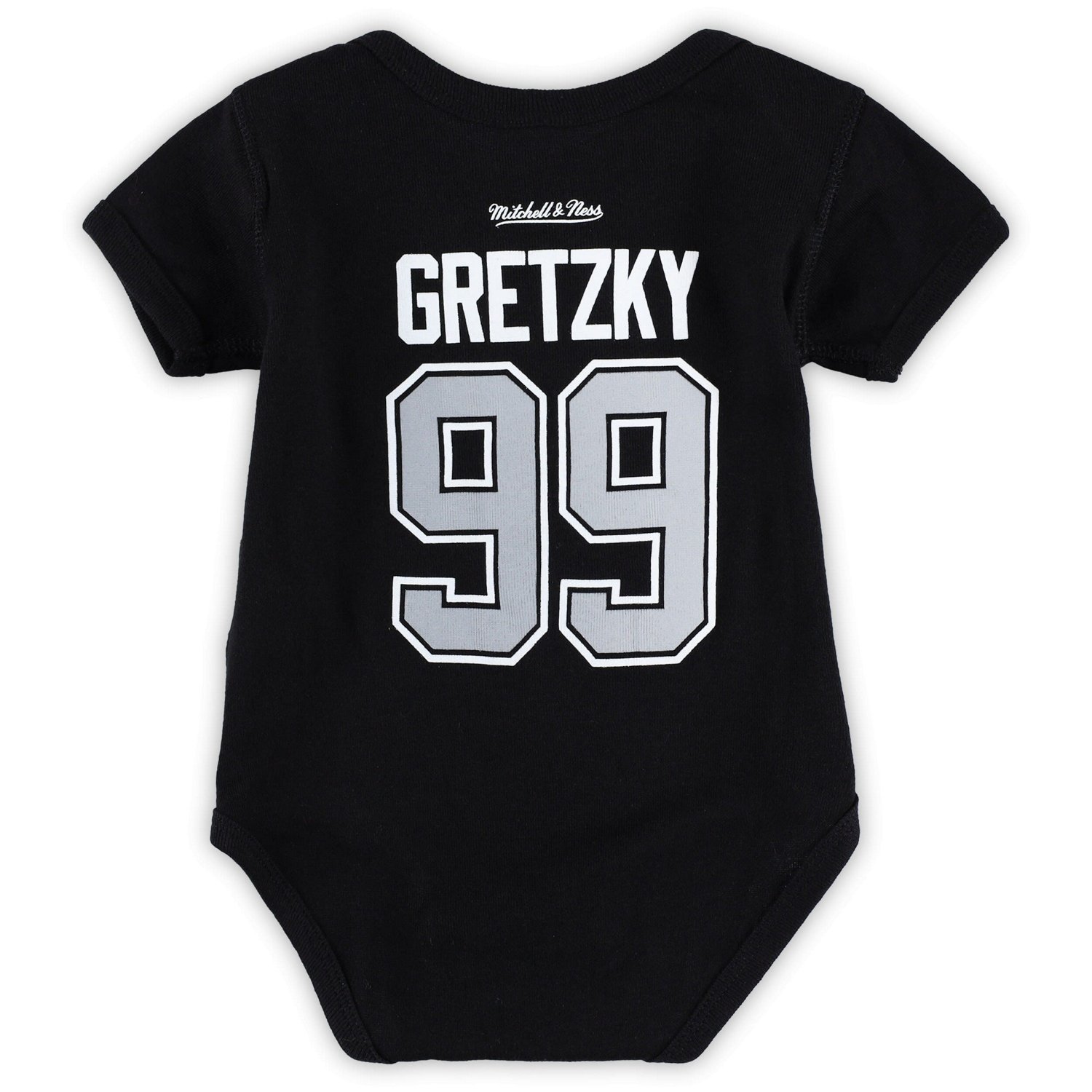 Mitchell  Ness Wayne Gretzky Los Angeles Kings Captain Patch Name  Number Bodysuit