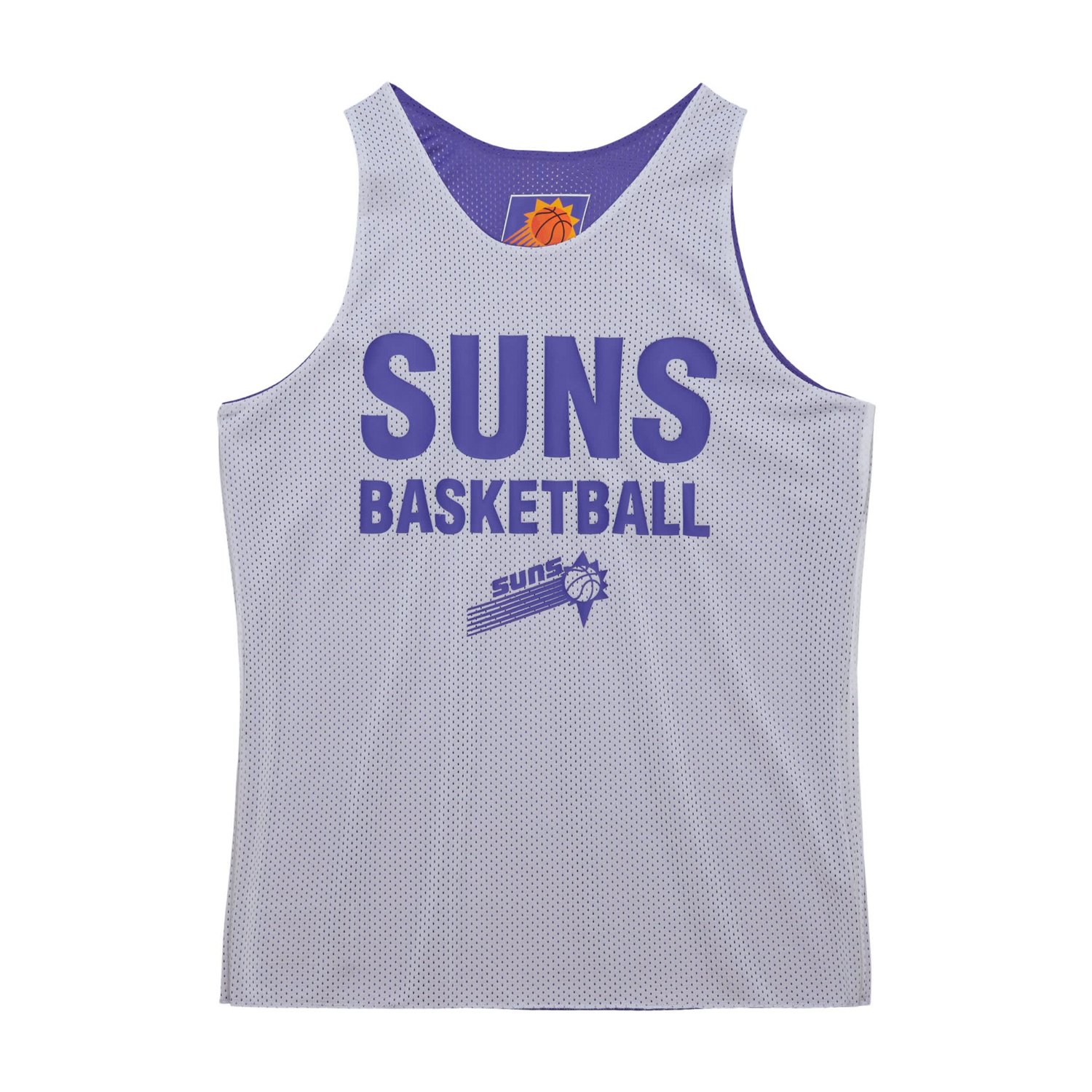 Mitchell  Ness White Phoenix Suns Hardwood Classics Reversible Mesh Practice Jersey - view number 4