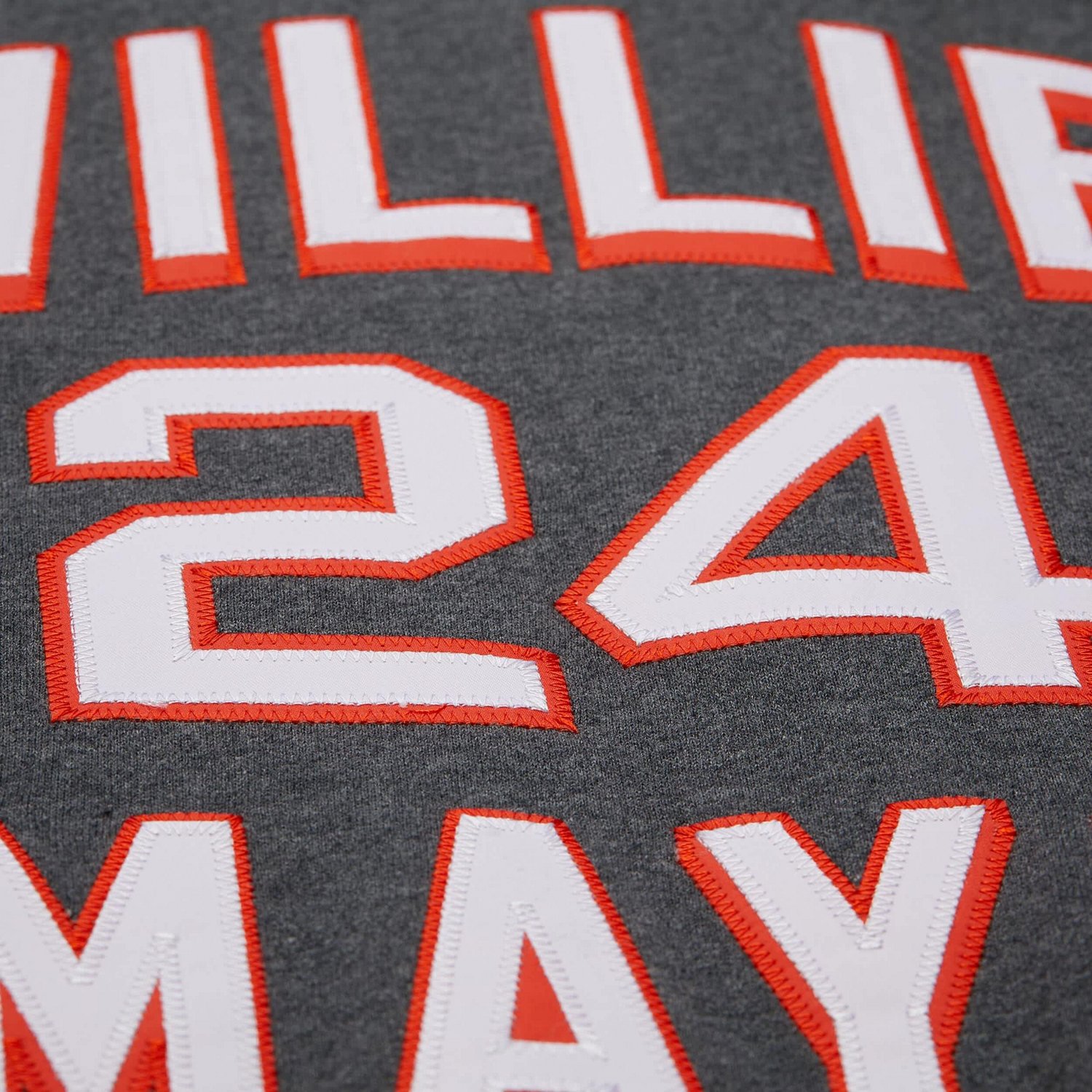 Mitchell  Ness Willie Mays San Francisco Giants Legends Collection Vintage Logo Name  Number Fleece Pullover Sweatshirt - view number 4