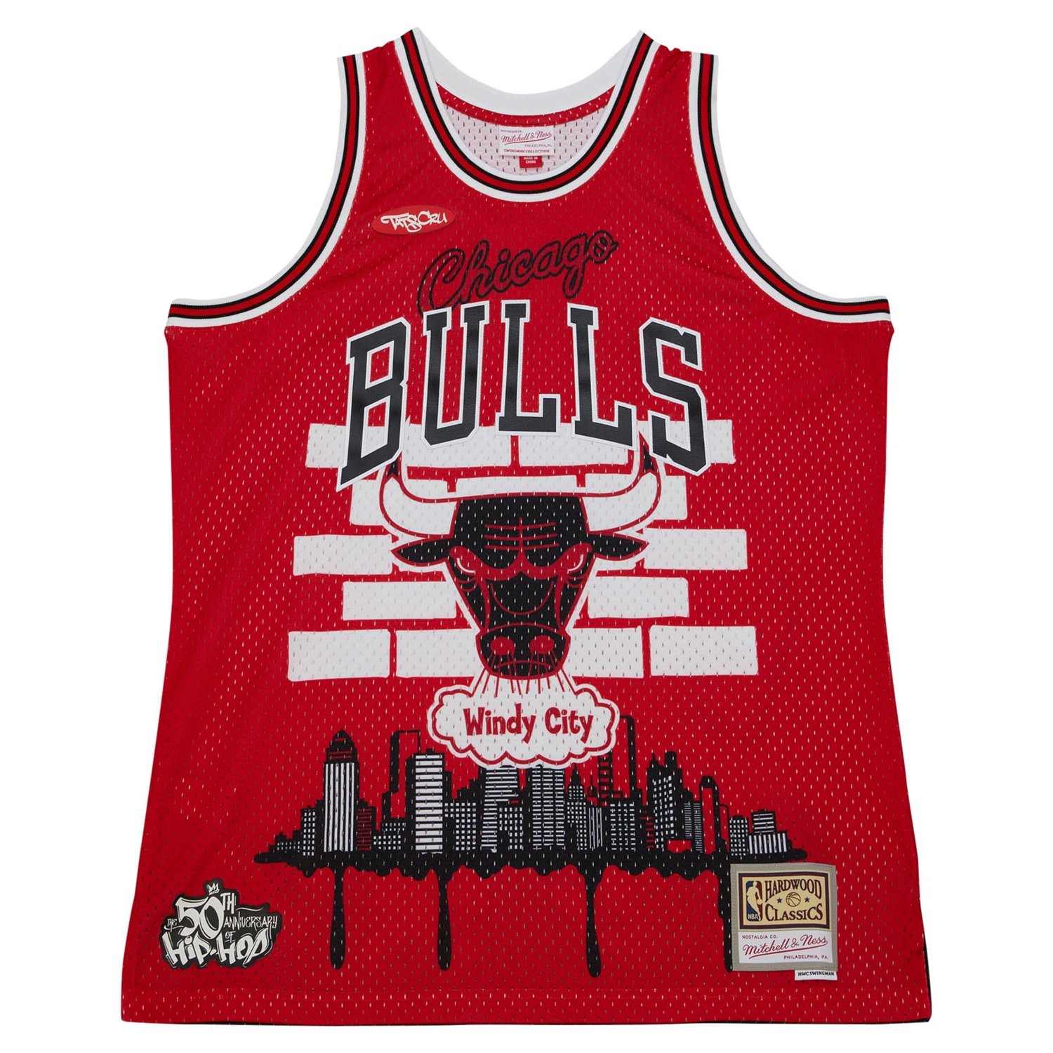 Mitchell  Ness x Tats Cru Chicago Bulls Hardwood Classics Fashion Jersey                                                         - view number 2