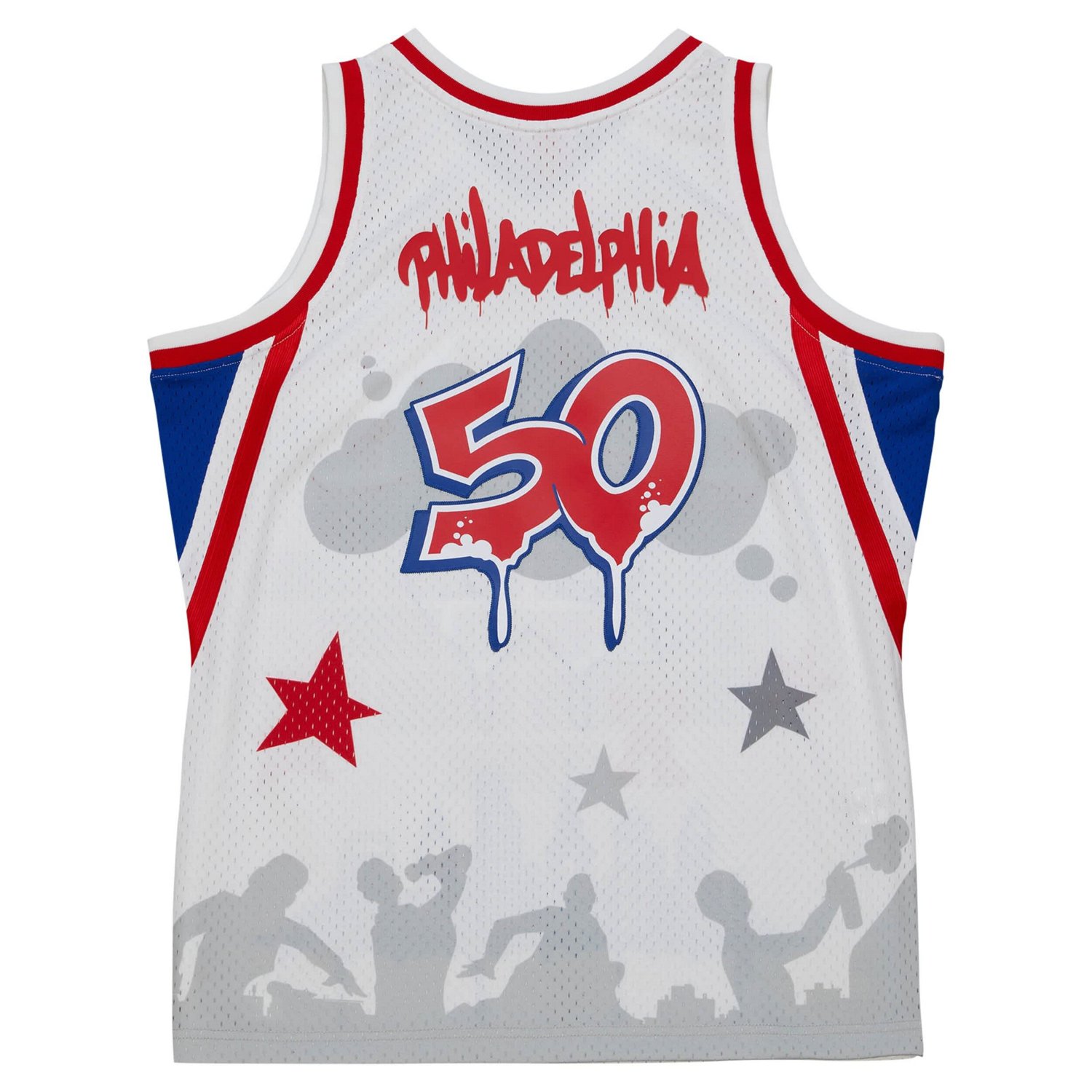 Mitchell  Ness x Tats Cru Philadelphia 76ers Hardwood Classics Fashion Jersey                                                    - view number 3