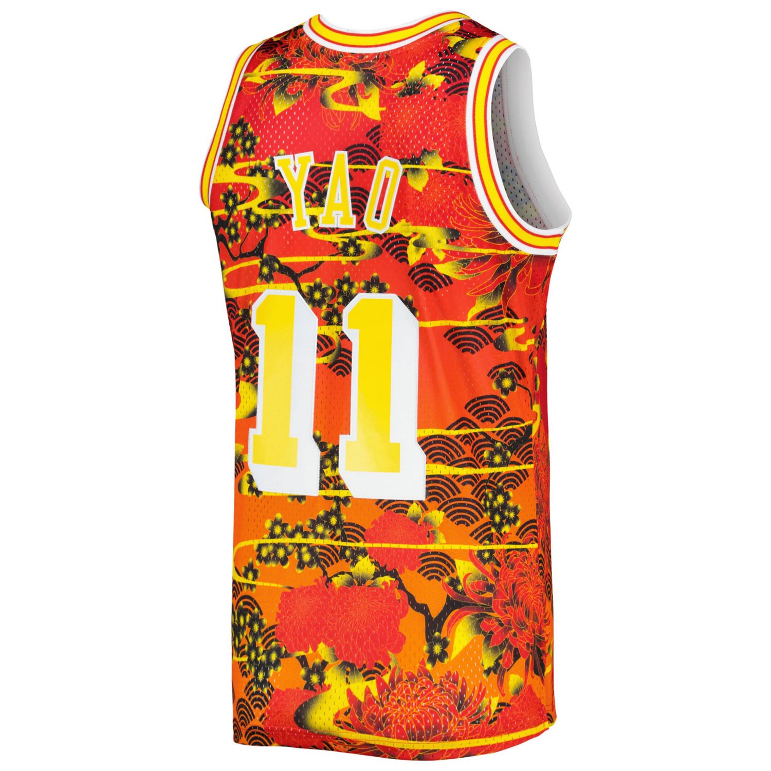Mitchell  Ness Yao Ming Houston Rockets 2004/05 Hardwood Classics Lunar New Year Swingman Jersey                                 - view number 3