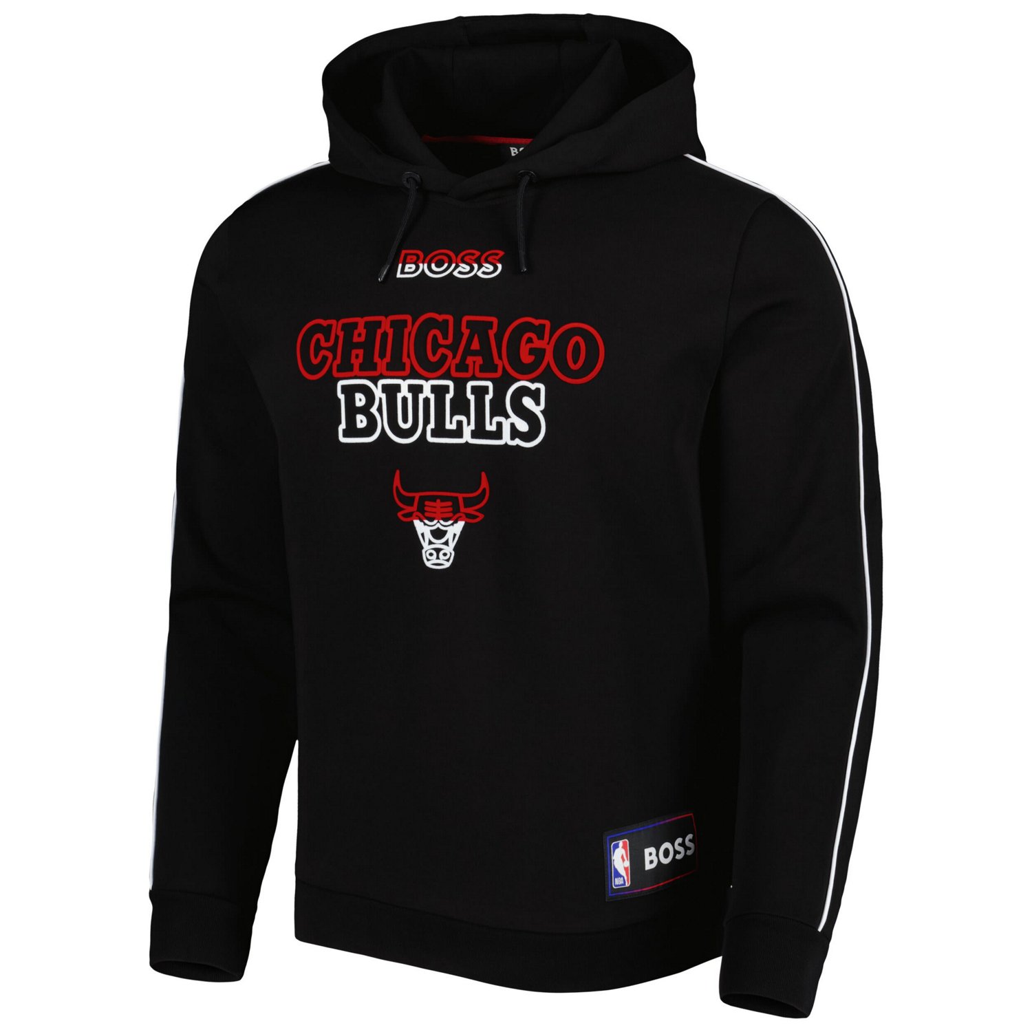 NBA x Hugo Boss Chicago Bulls Team Bounce Tri-Blend Pullover Hoodie - view number 2