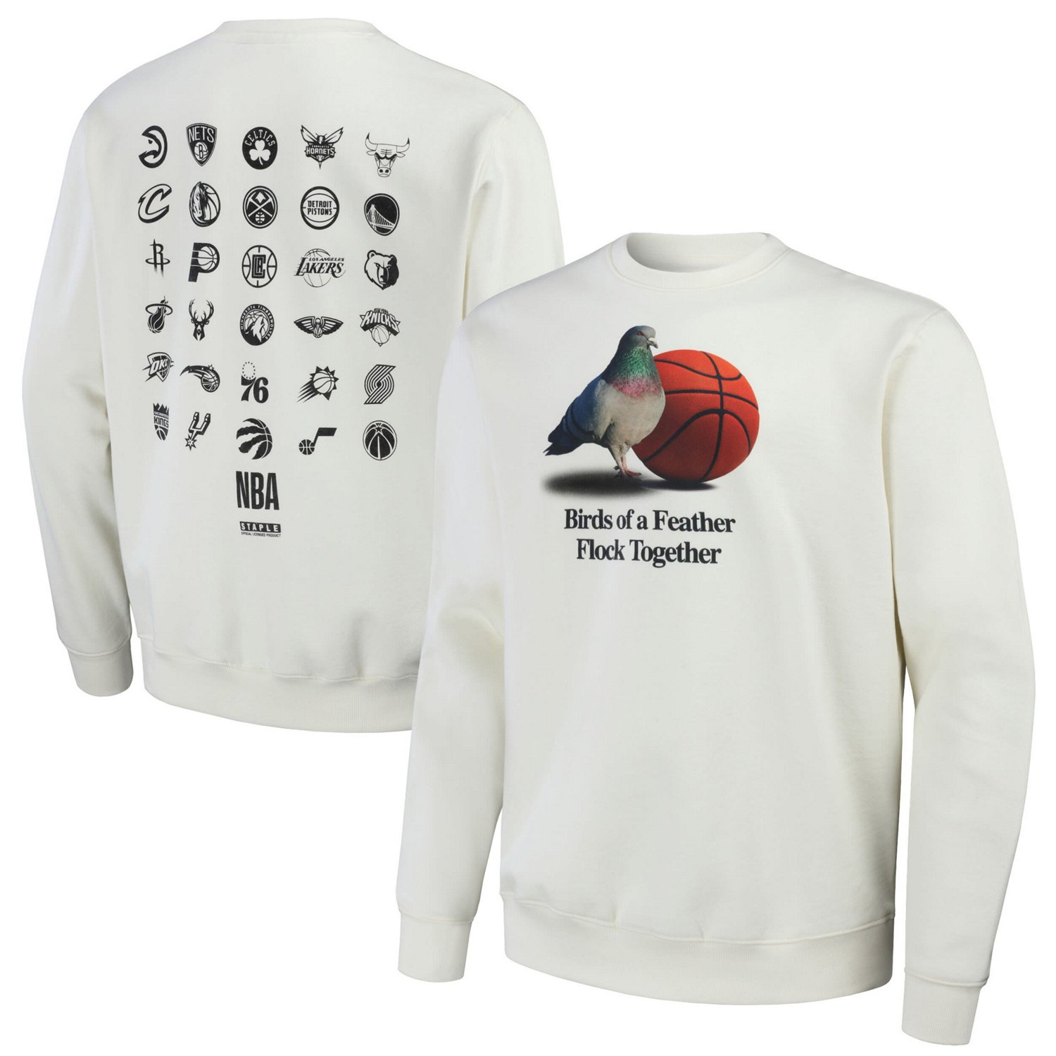 NBA x Staple All Teams Birds of a Feather Crew Sweatshirt                                                                        - view number 1