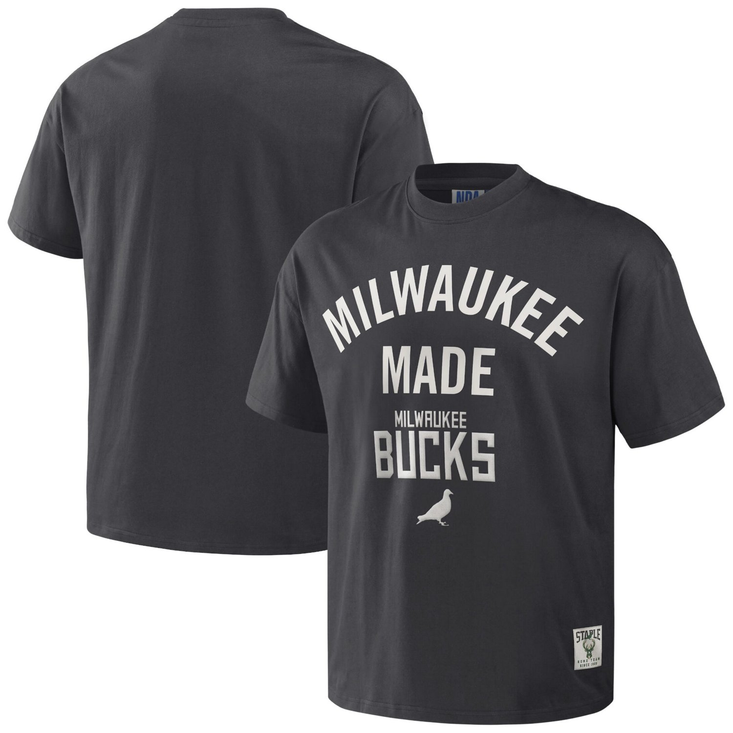 NBA x Staple Milwaukee Bucks Heavyweight Oversized T-Shirt