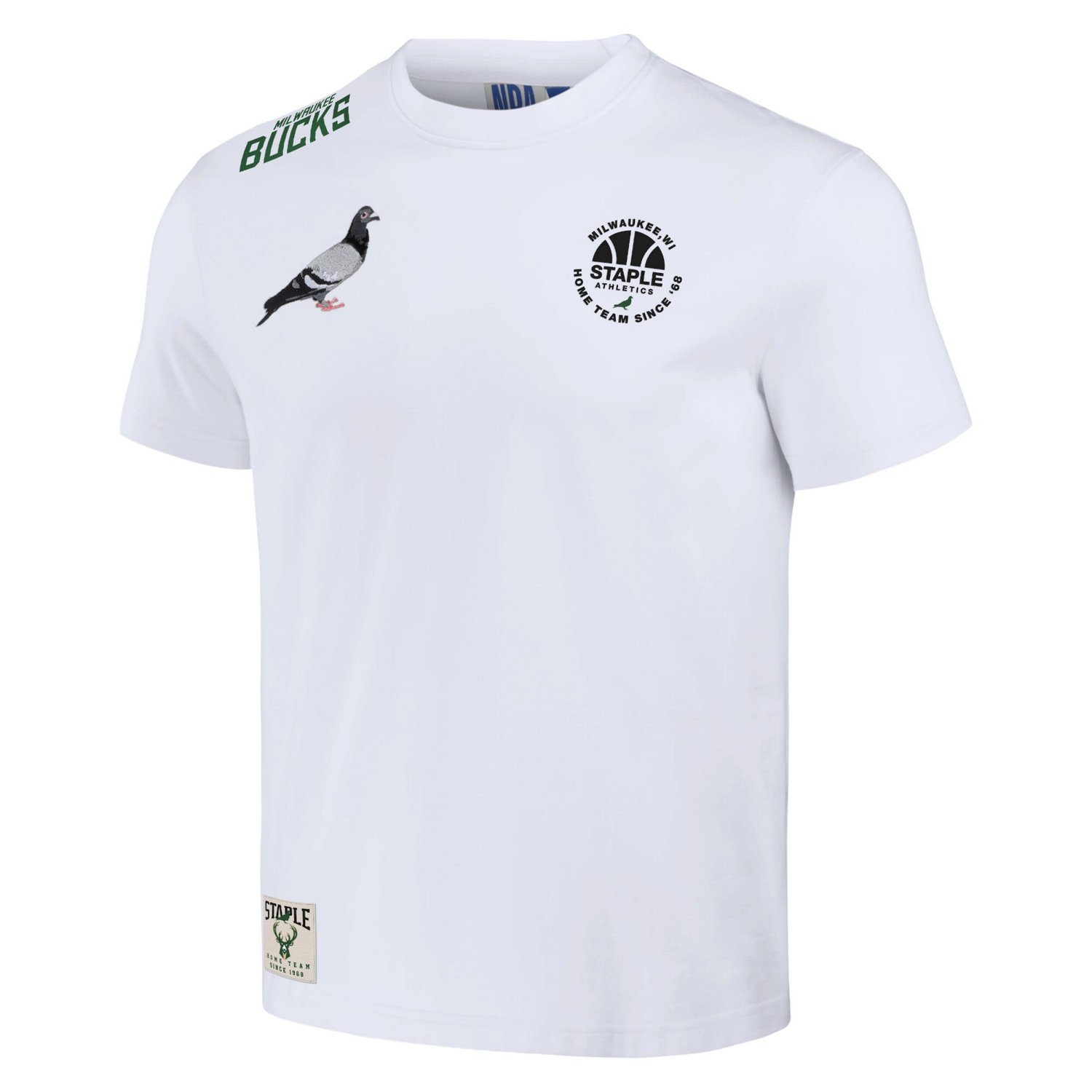 NBA x Staple Milwaukee Bucks Home Team T-Shirt - view number 2