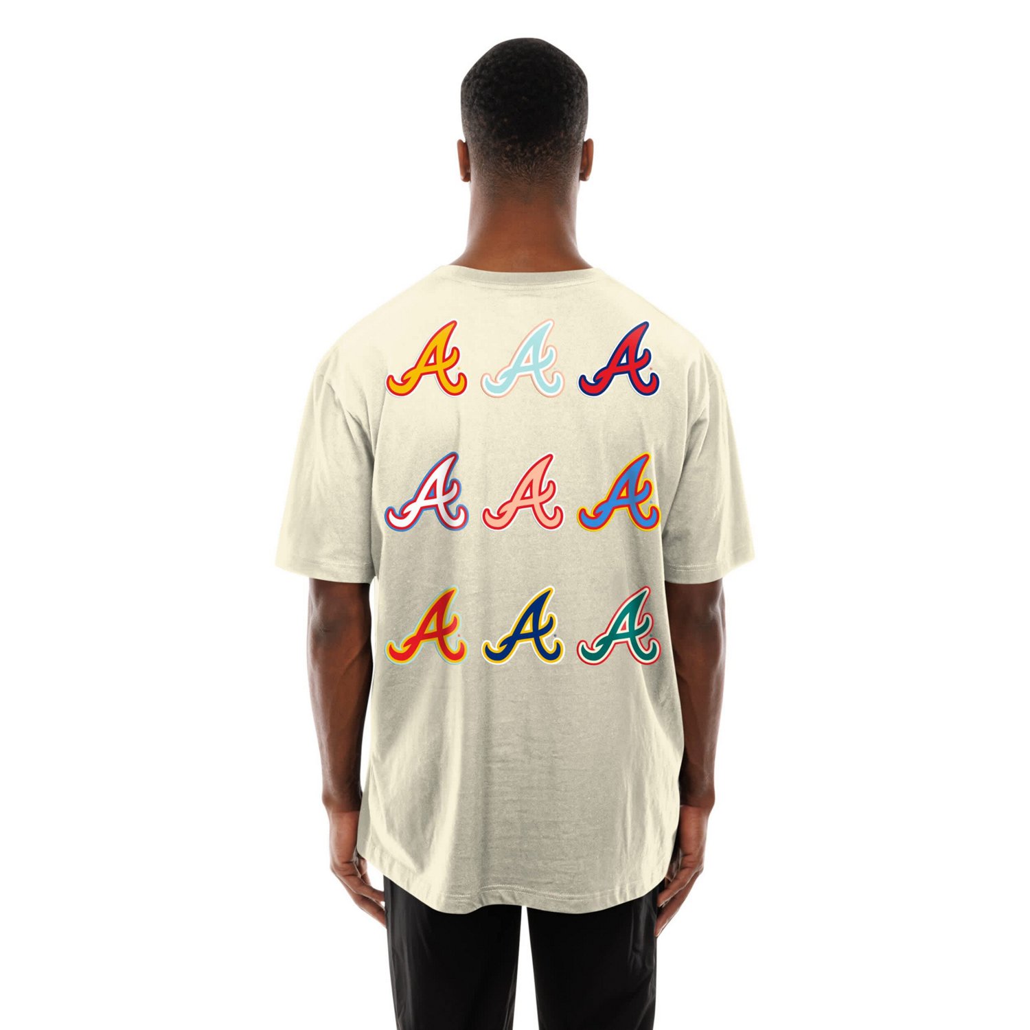 New Era Atlanta Braves Ransom Note Oversized T-Shirt - view number 2