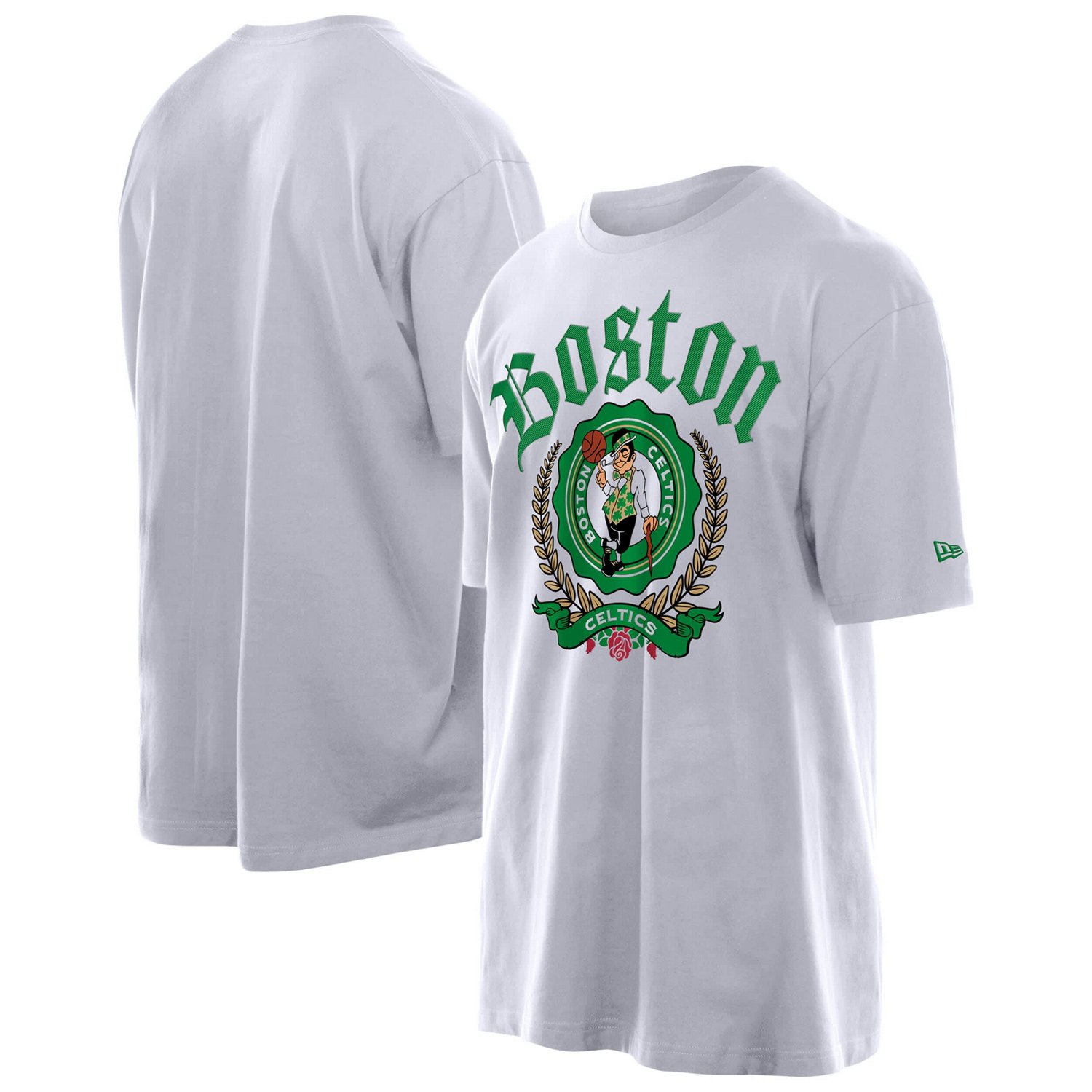 New Era Boston Celtics Throwback Prep Oversized T-Shirt