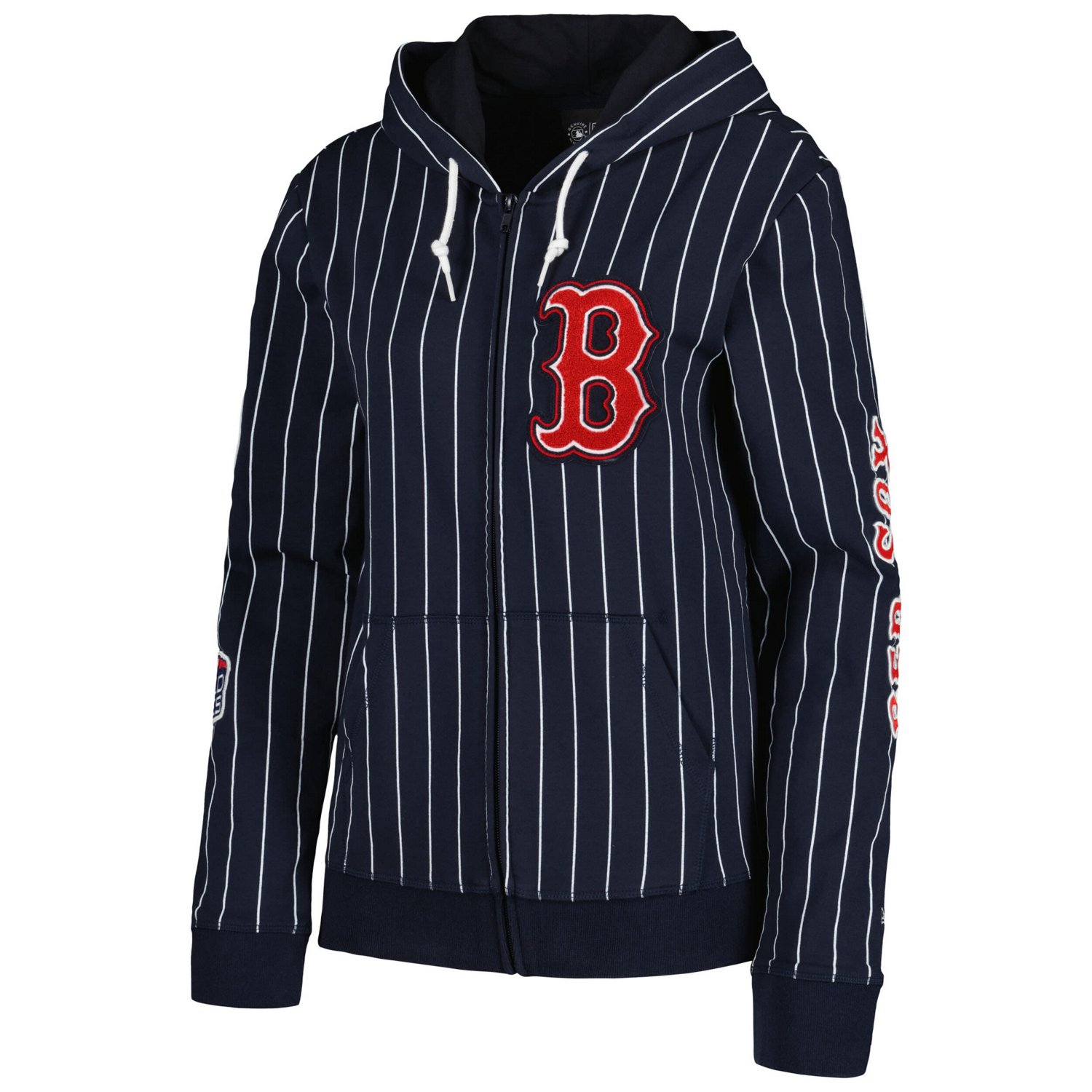 New Era Boston Red Sox Pinstripe Tri-Blend Full-Zip Jacket                                                                       - view number 2