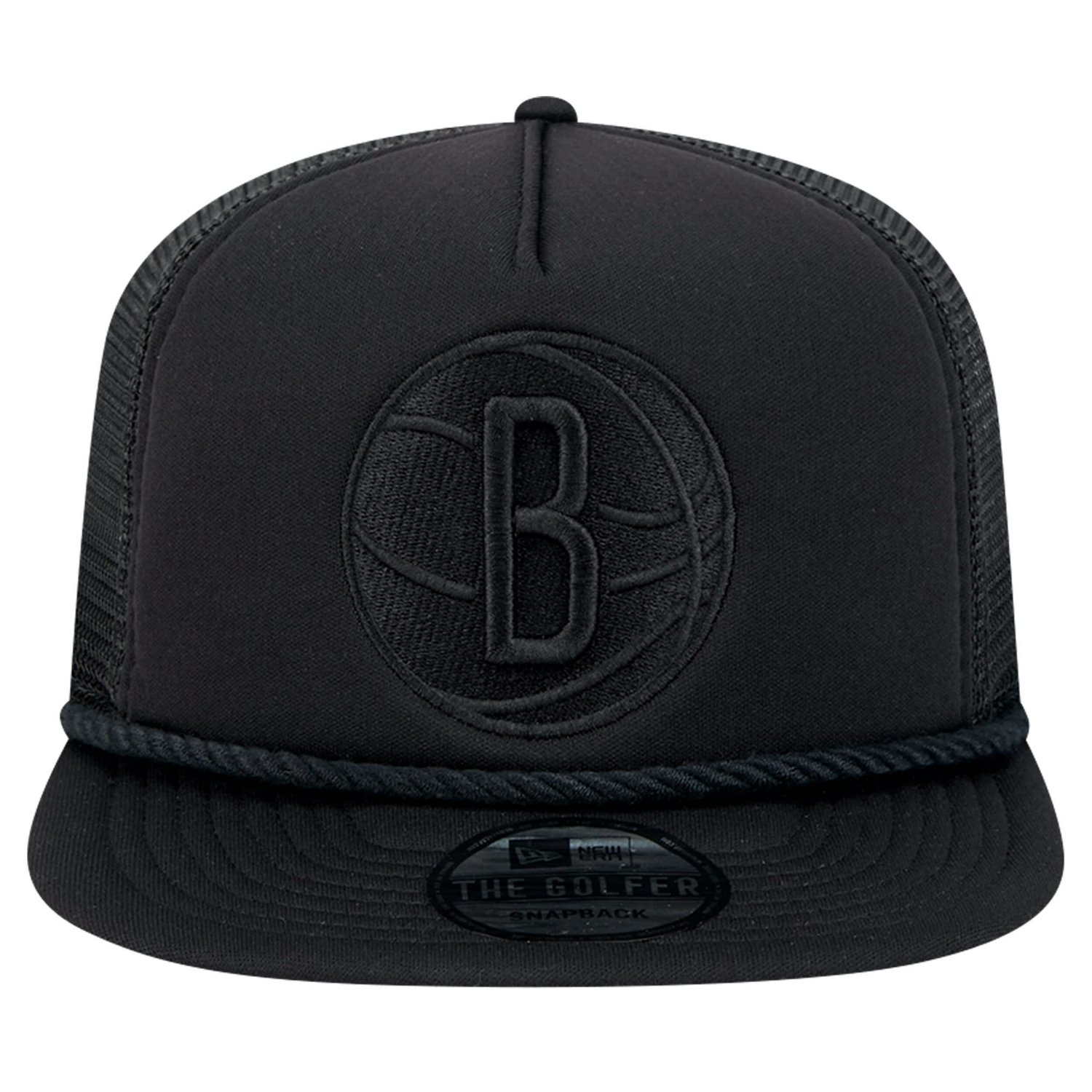 New Era Brooklyn Nets Tone Foam Meshback Golfer Snapback Hat