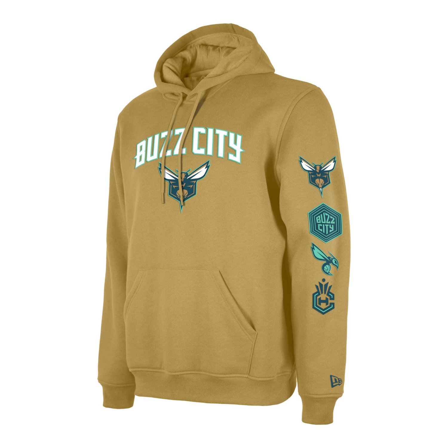 New Era Charlotte Hornets Big  Tall 2023 24 City Edition Jersey Pullover Hoodie - view number 2