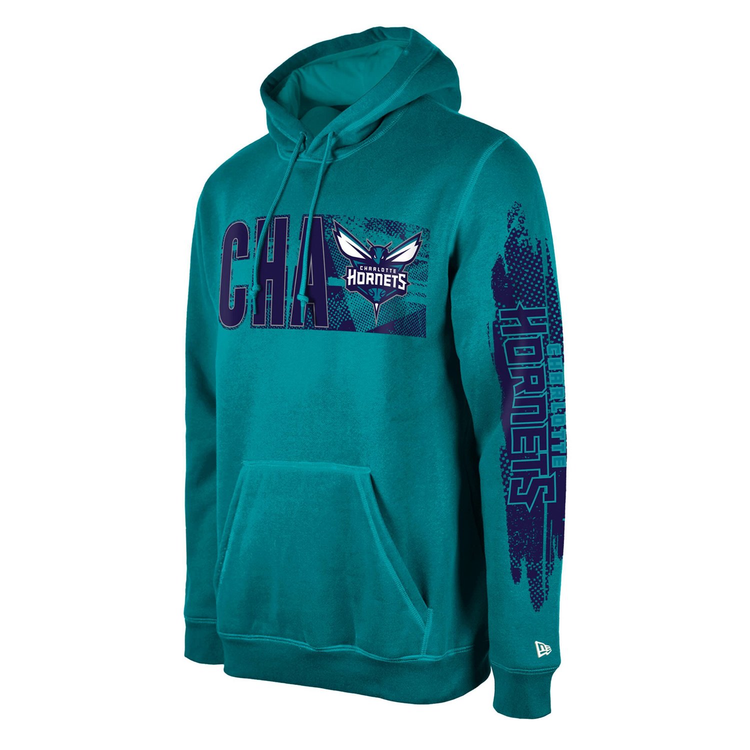 New Era Charlotte Hornets Tip-Off Collection Pullover Hoodie - view number 2
