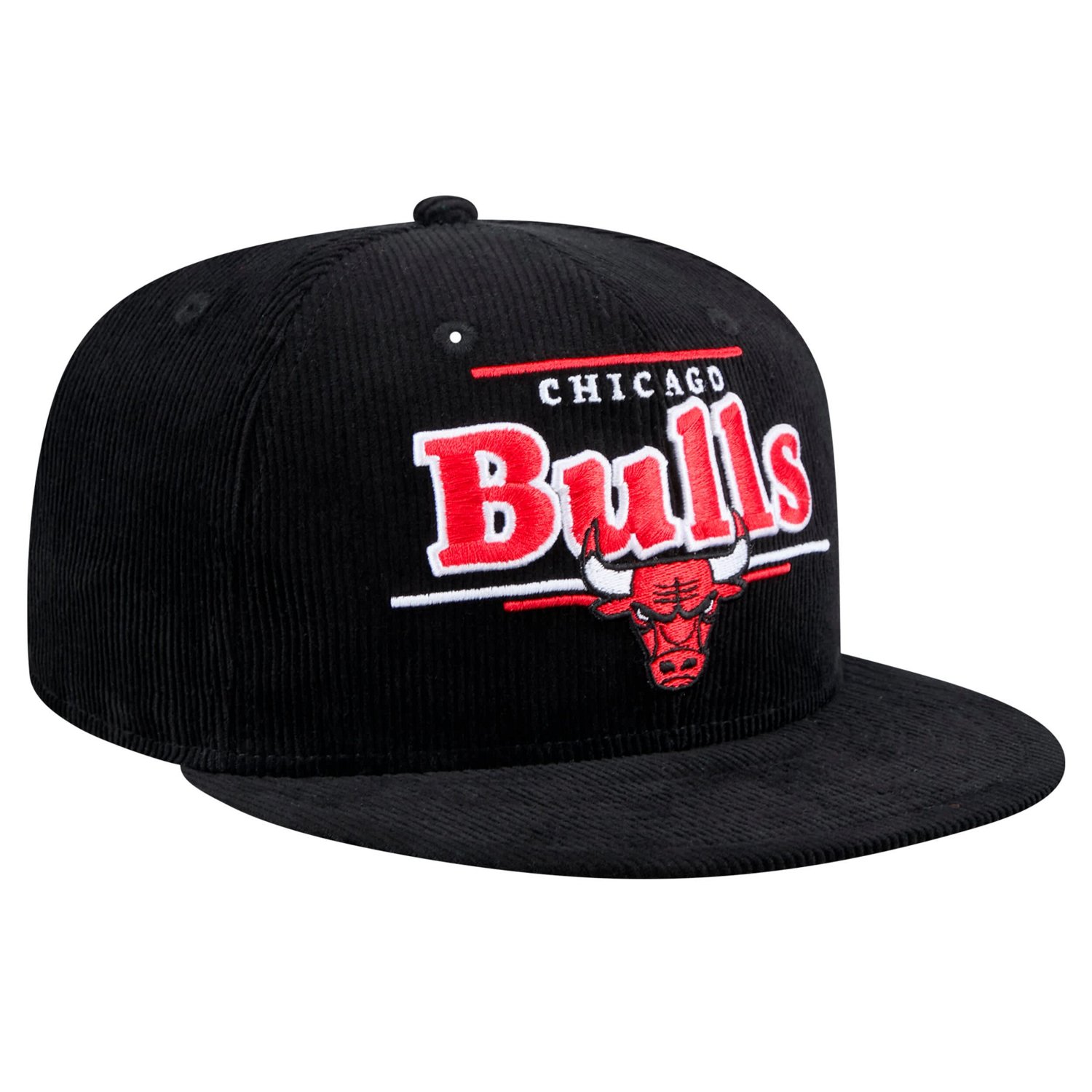 New Era Chicago Bulls Throwback Display Corduroy 9FIFTY Snapback Hat - view number 3
