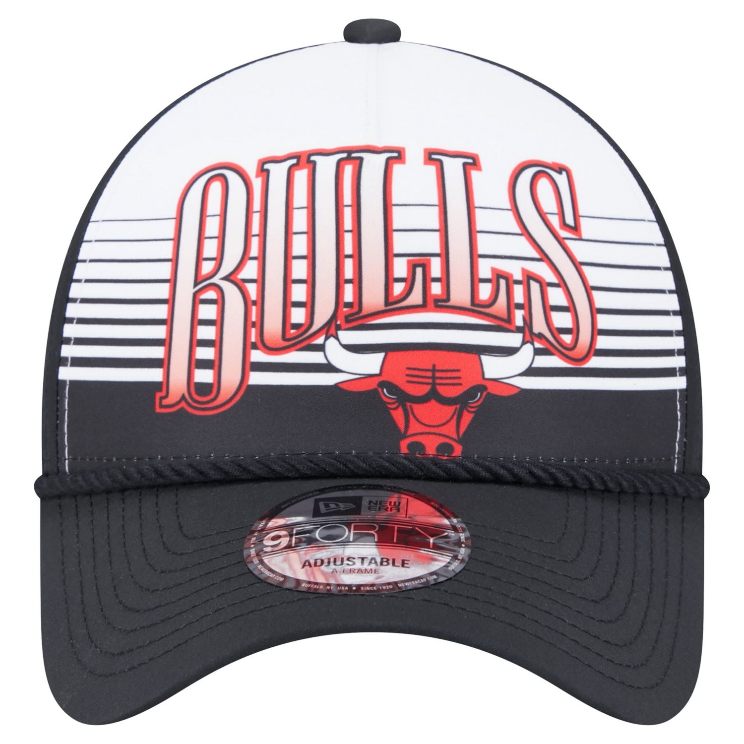 New Era Chicago Bulls Throwback Gradient A-Frame 9FORTY Adjustable Hat - view number 2