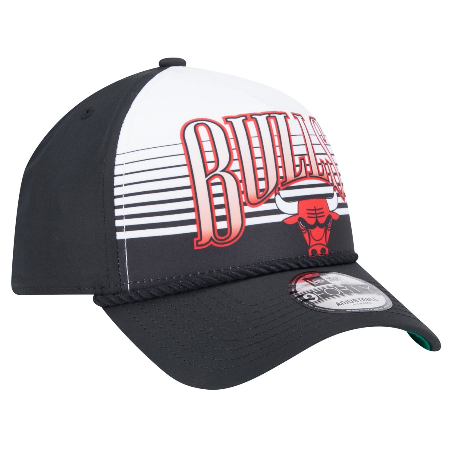 New Era Chicago Bulls Throwback Gradient A-Frame 9FORTY Adjustable Hat - view number 3
