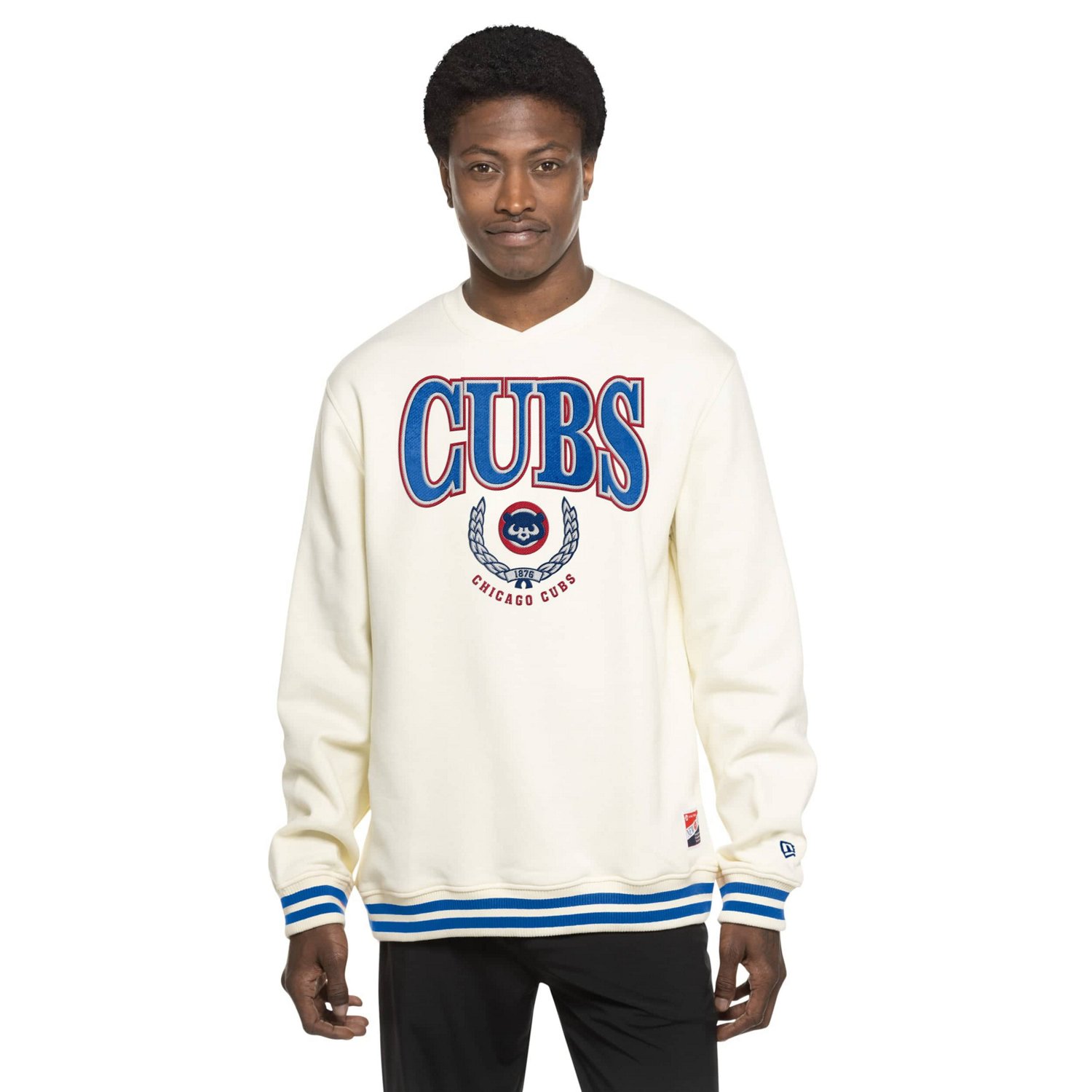 New Era Chicago Cubs Throwback Sweatshirt