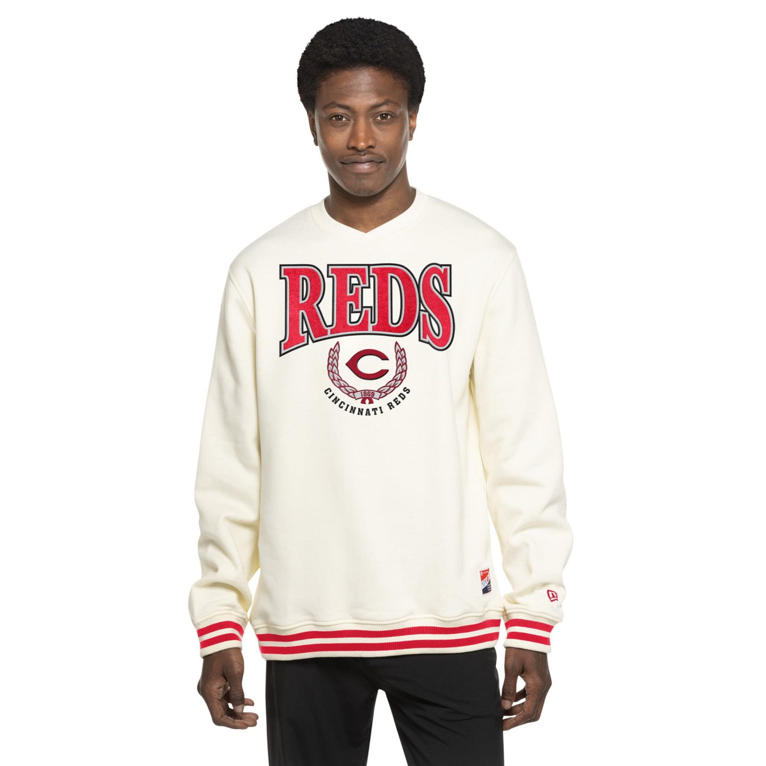 New Era Cincinnati Reds Throwback Sweatshirt