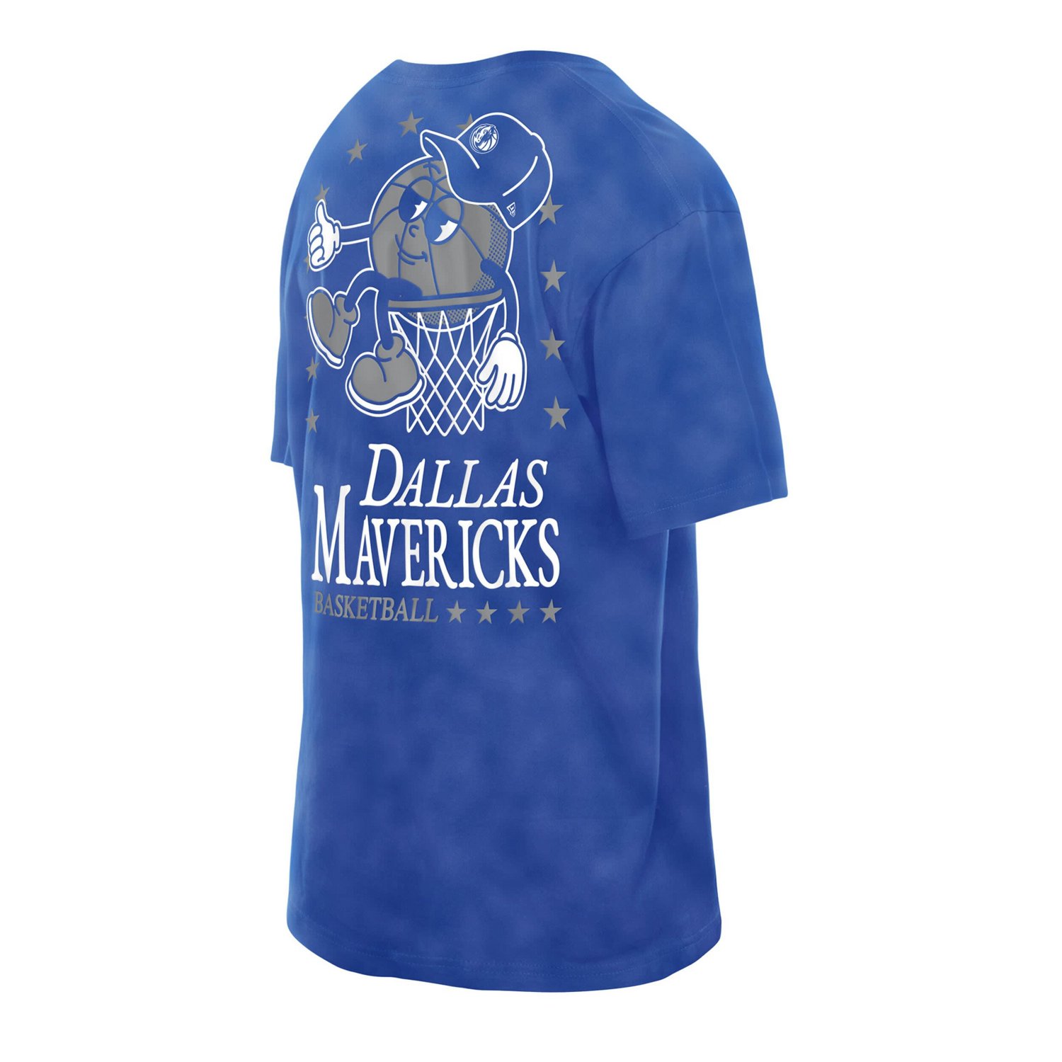 New Era Dallas Mavericks Old School Sport Enzyme Wash Oversized T-Shirt - view number 3