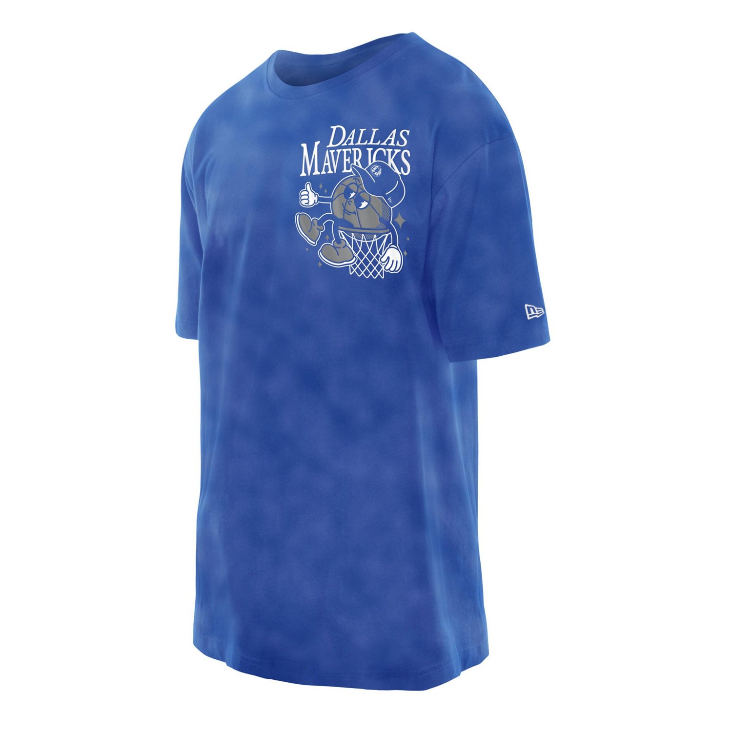 New Era Dallas Mavericks Old School Sport Enzyme Wash Oversized T-Shirt - view number 2