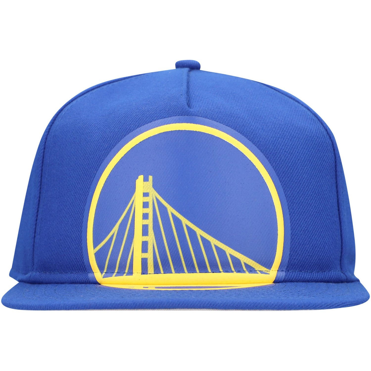New Era Golden State Warriors Oversized Puff Print Logo Golfer Snapback Hat - view number 2