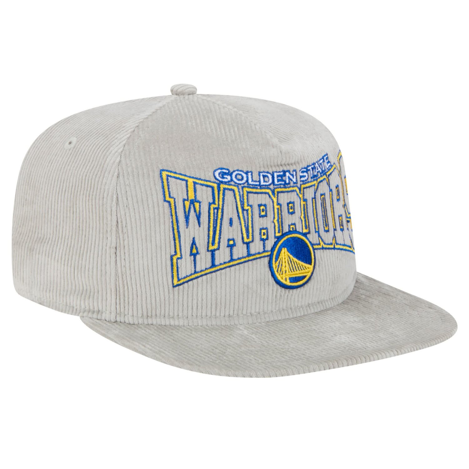New Era Golden State Warriors Throwback Corduroy Golfer Snapback Hat - view number 3