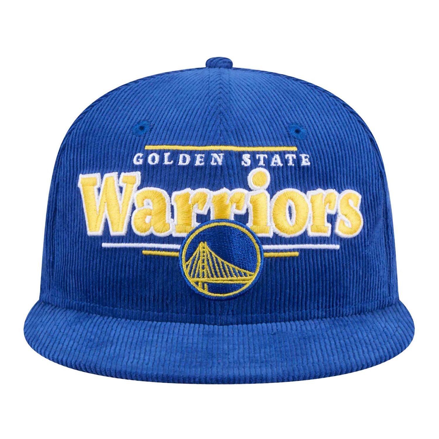 New Era Golden State Warriors Throwback Display Corduroy 9FIFTY Snapback Hat - view number 2