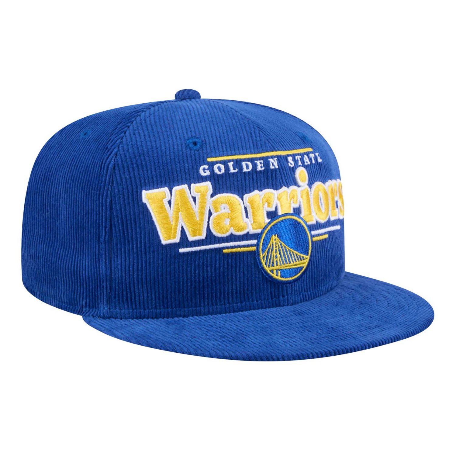 New Era Golden State Warriors Throwback Display Corduroy 9FIFTY Snapback Hat - view number 3
