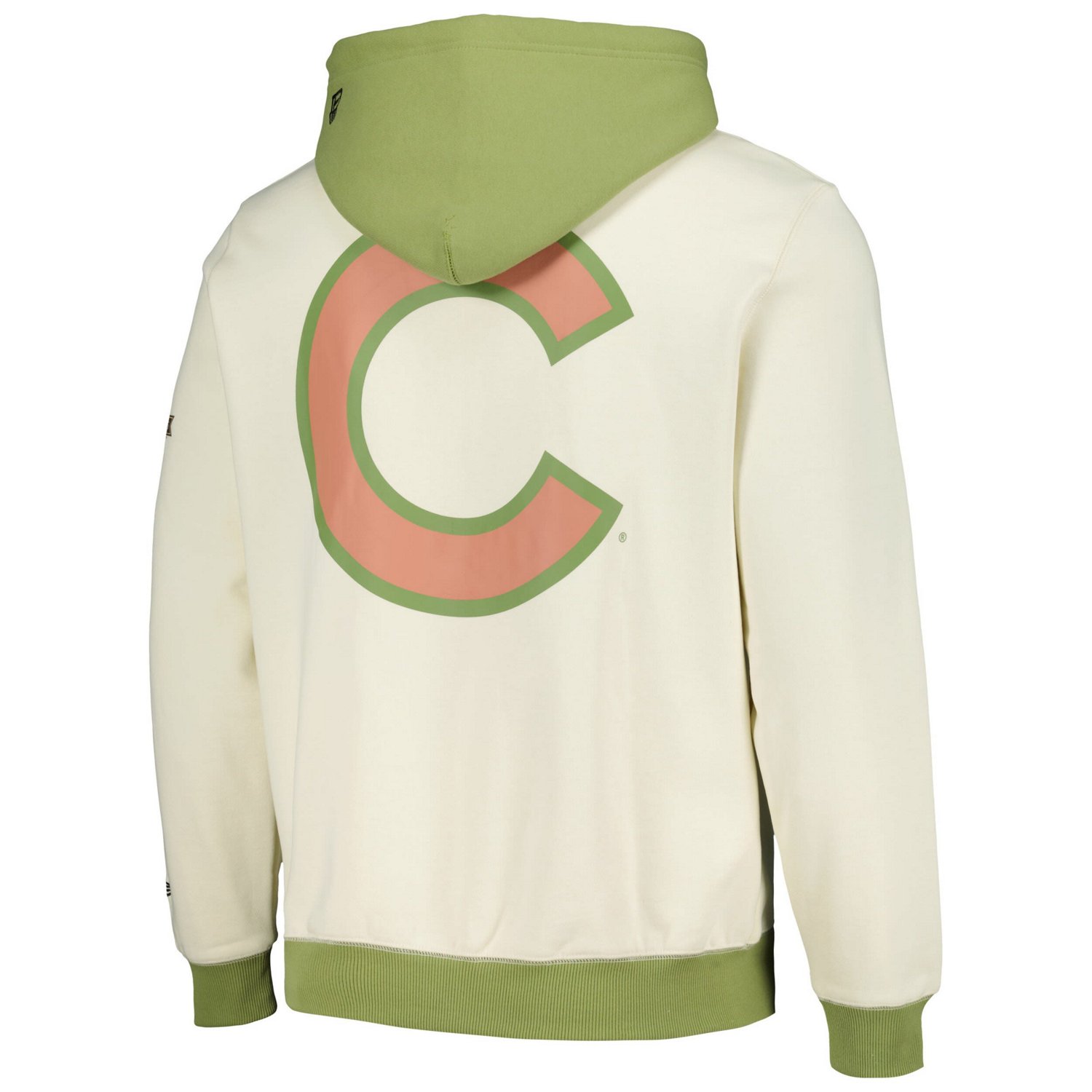 New Era Green Chicago Cubs Color Pop Pullover Hoodie - view number 3