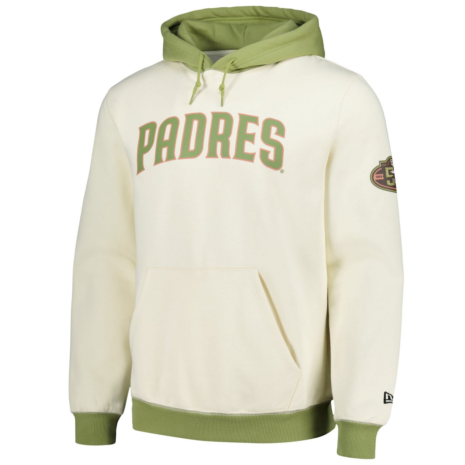 New Era Green San Diego Padres Color Pop Pullover Hoodie - view number 2