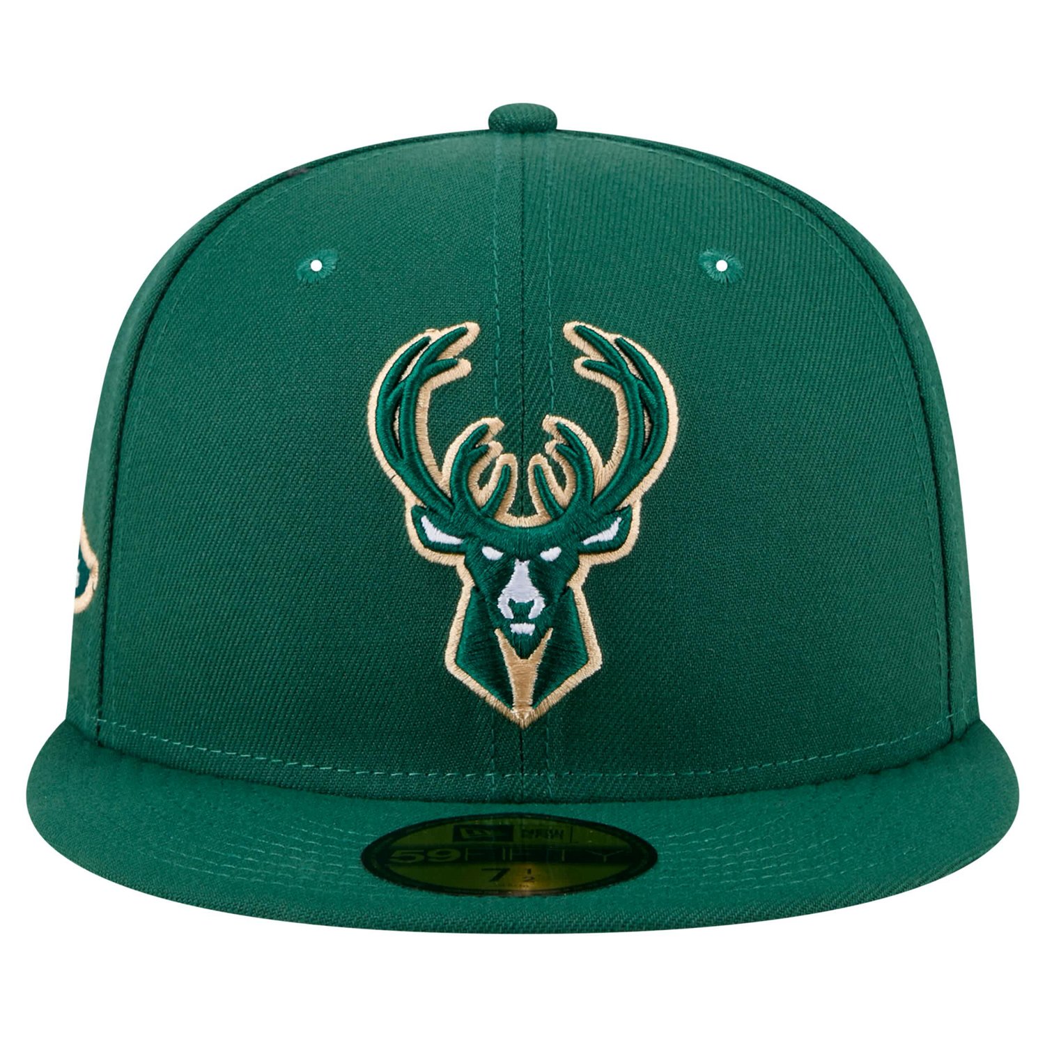New Era Hunter Milwaukee Bucks Throwback Pennant 59FIFTY Fitted Hat