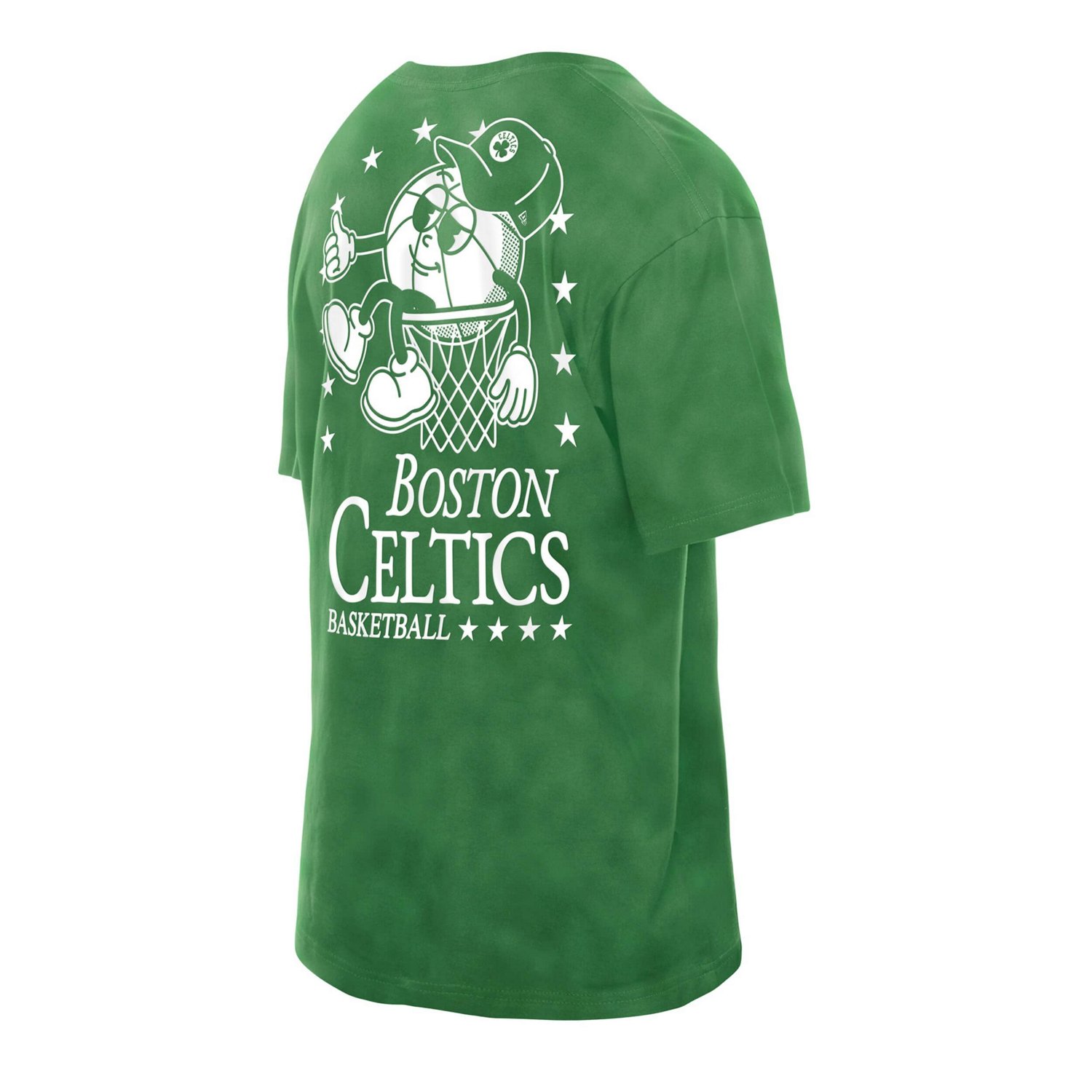 New Era Kelly Boston Celtics Old School Sport Enzyme Wash Oversized T-Shirt - view number 3