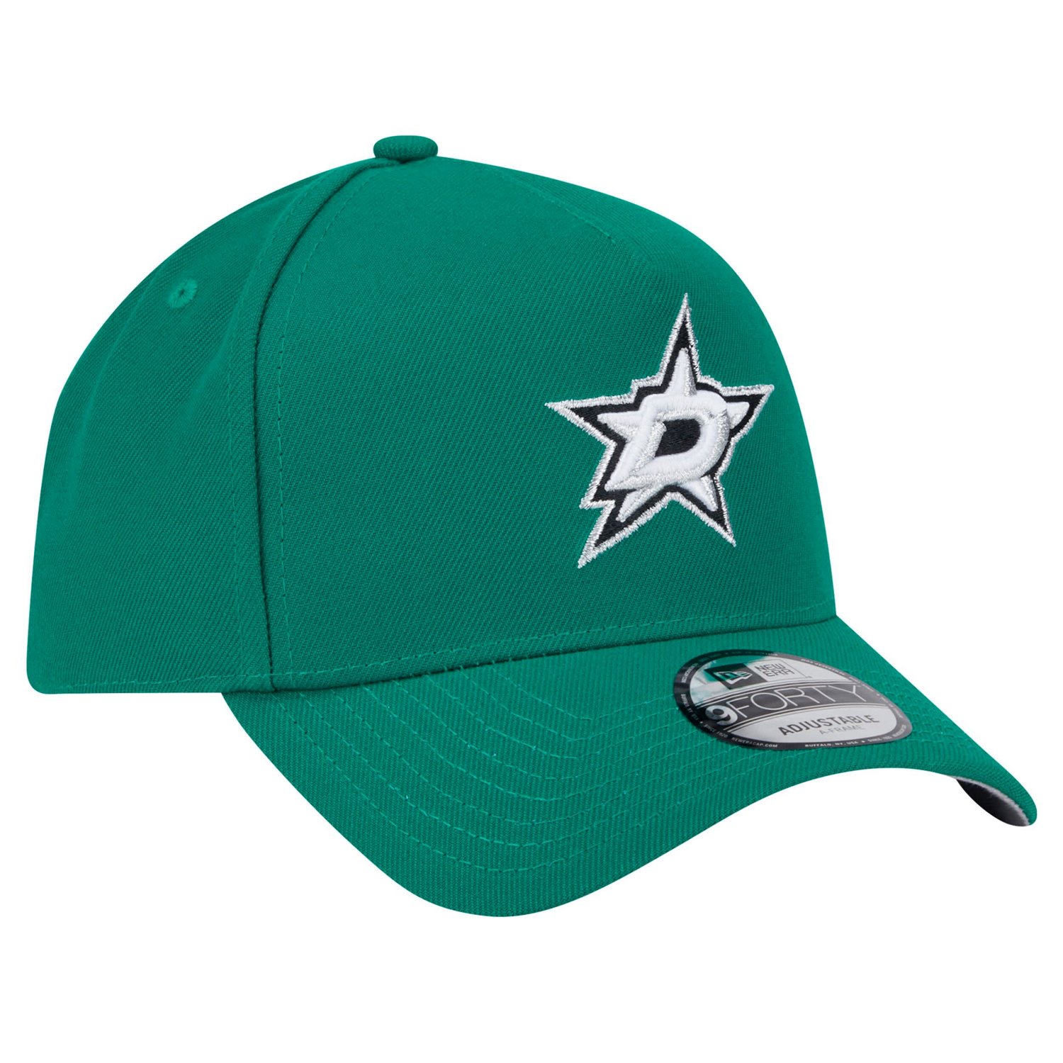 New Era Kelly Dallas Stars Core A-Frame 9FORTY Adjustable Hat                                                                    - view number 3
