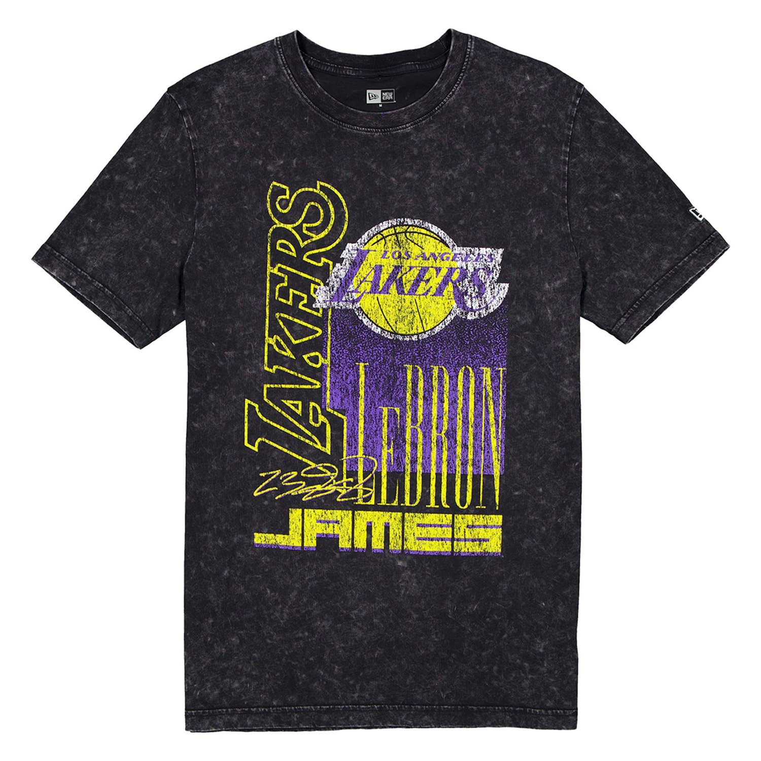 New Era LeBron James Los Angeles Lakers Full Court Press Mineral Wash Player T-Shirt - view number 2
