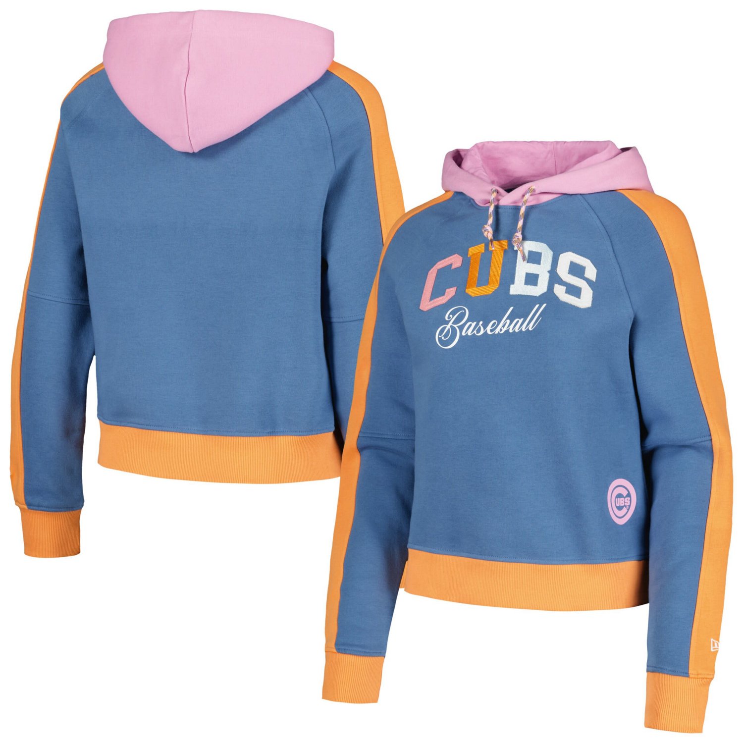 New Era Light Chicago Cubs Fashion Color Pop Pullover Hoodie