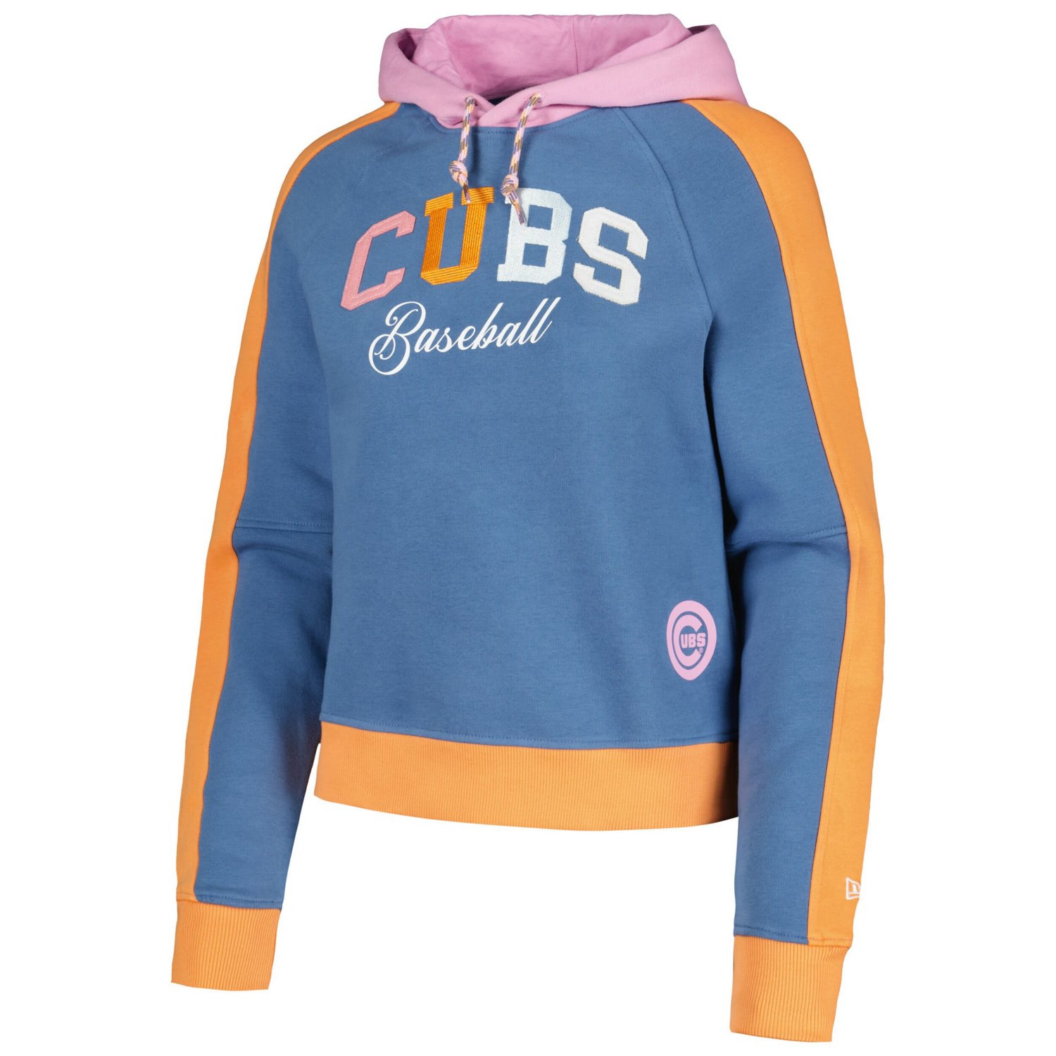 New Era Light Chicago Cubs Fashion Color Pop Pullover Hoodie - view number 2