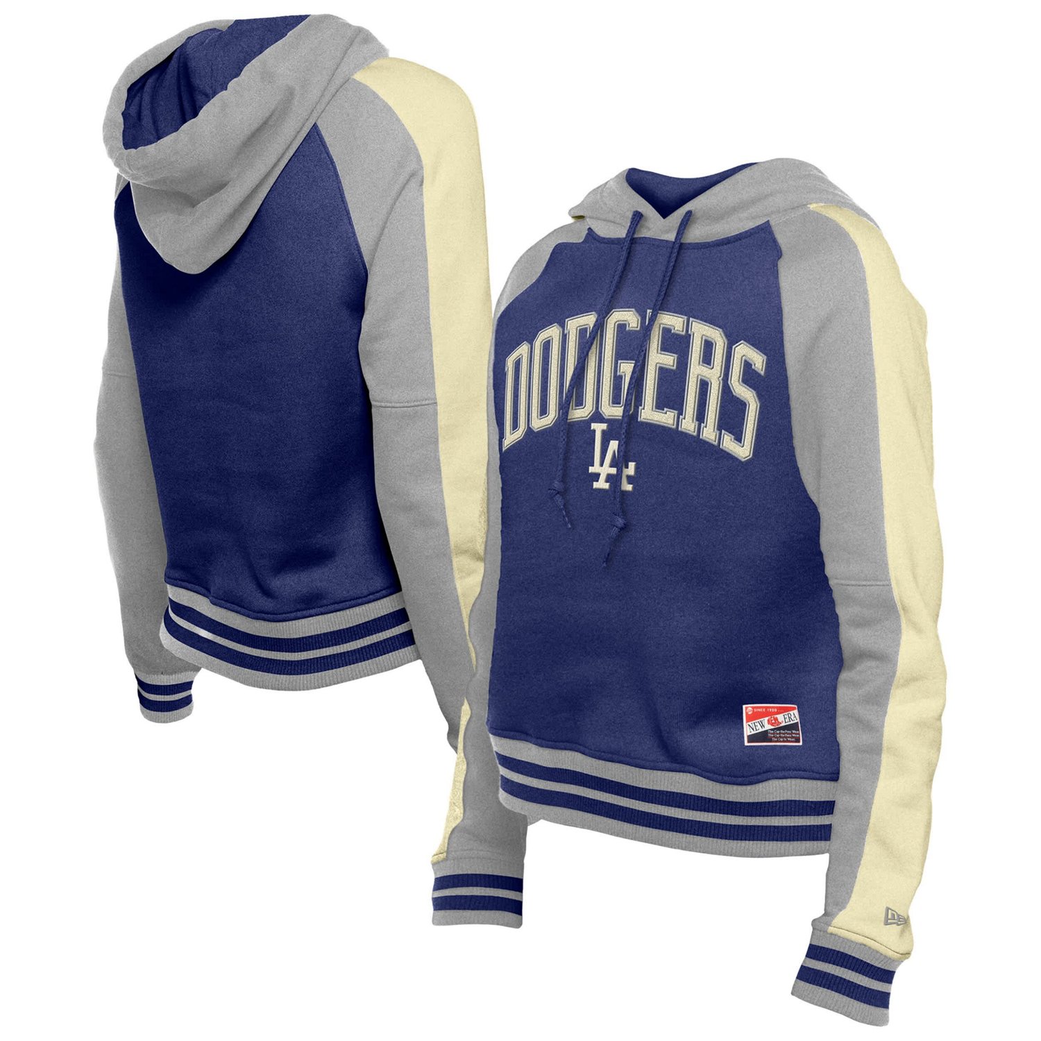 売れ筋商品|||ニューエラ カットソー トップス レディース Women's  Los Angeles Dodgers Cooperstown Collection Cropped Raglan Pullover Hoodie  New Era Los Angeles Dodgers Cooperstown Collection Cropped