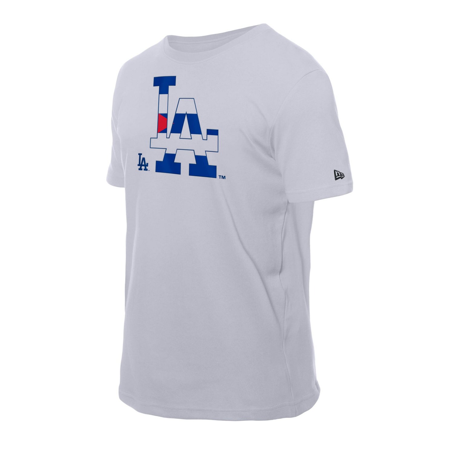 New Era Los Angeles Dodgers Cuban Flag Logo T-Shirt - view number 2