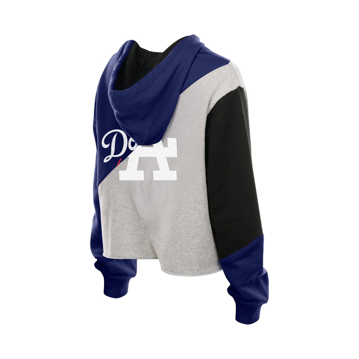 New Era Los Angeles Dodgers Upcycled Color Block Cropped Boxy Hoodie - view number 3