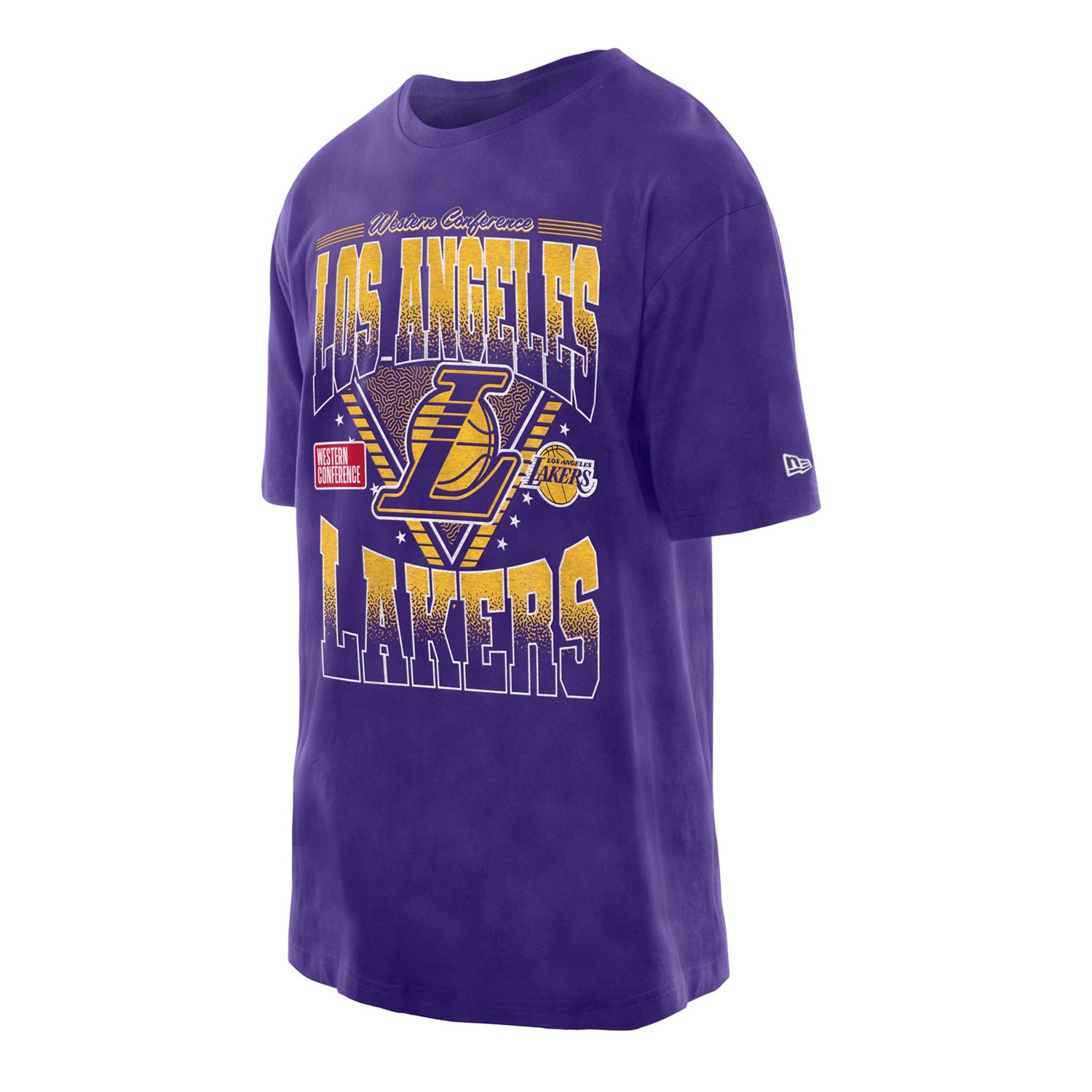 New Era Los Angeles Lakers Old School Sport Vintage Wash T-Shirt - view number 2