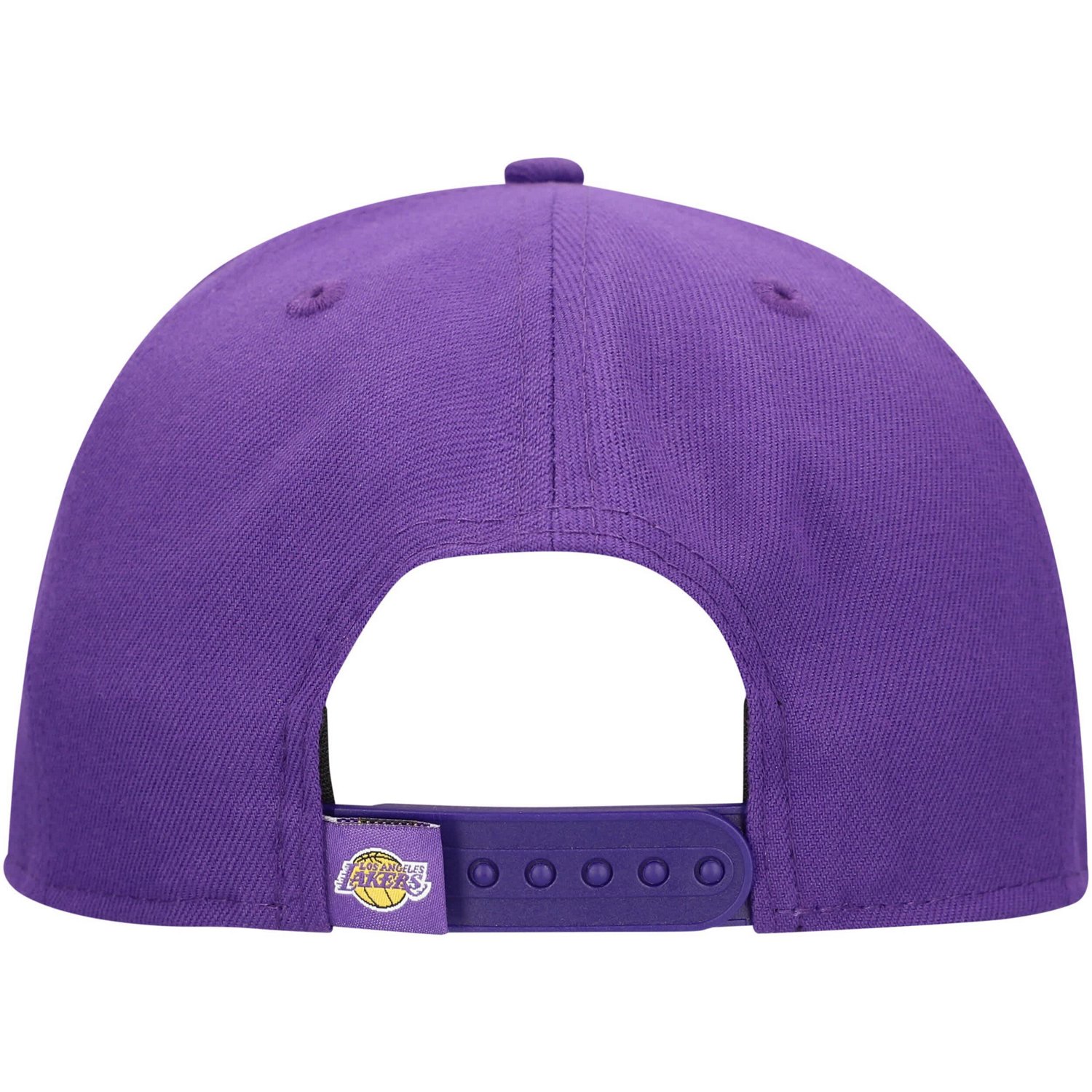 New Era Los Angeles Lakers Oversized Puff Print Logo Golfer Snapback Hat                                                         - view number 4
