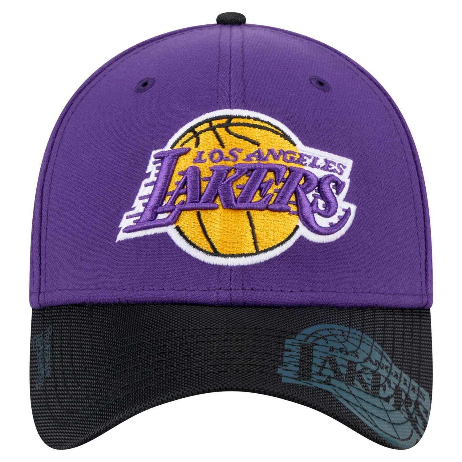 New Era Los Angeles Lakers Sport Night 39THIRTY Flex Hat