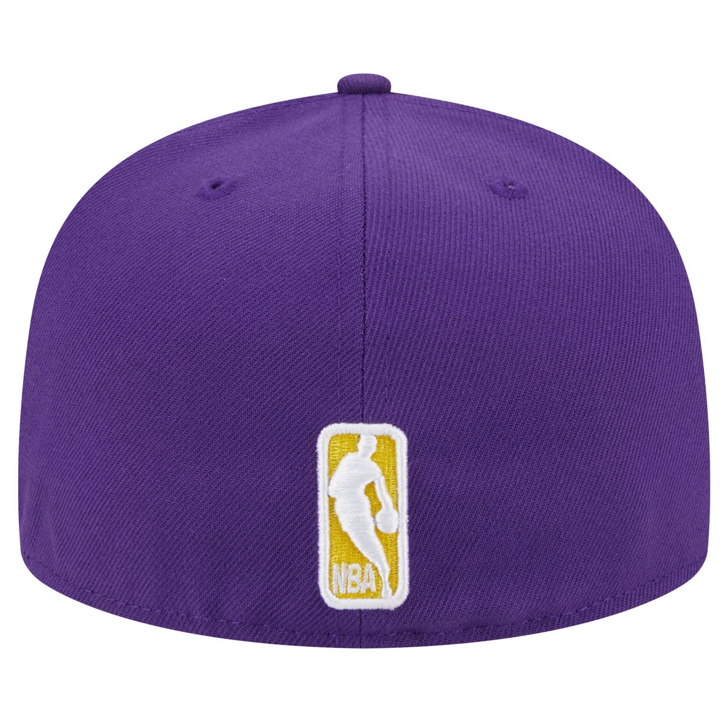 New Era Los Angeles Lakers Sport Night Script Sided 59FIFTY Fitted Hat - view number 4