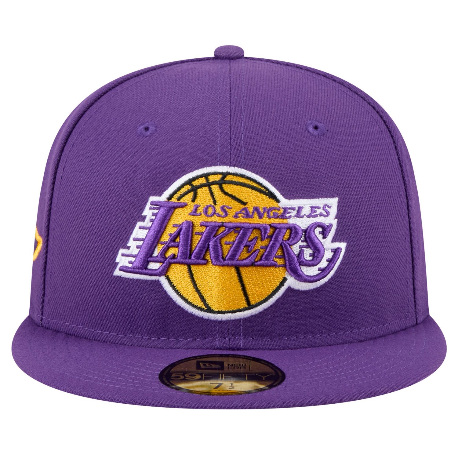 New Era Los Angeles Lakers Throwback Pennant 59FIFTY Fitted Hat