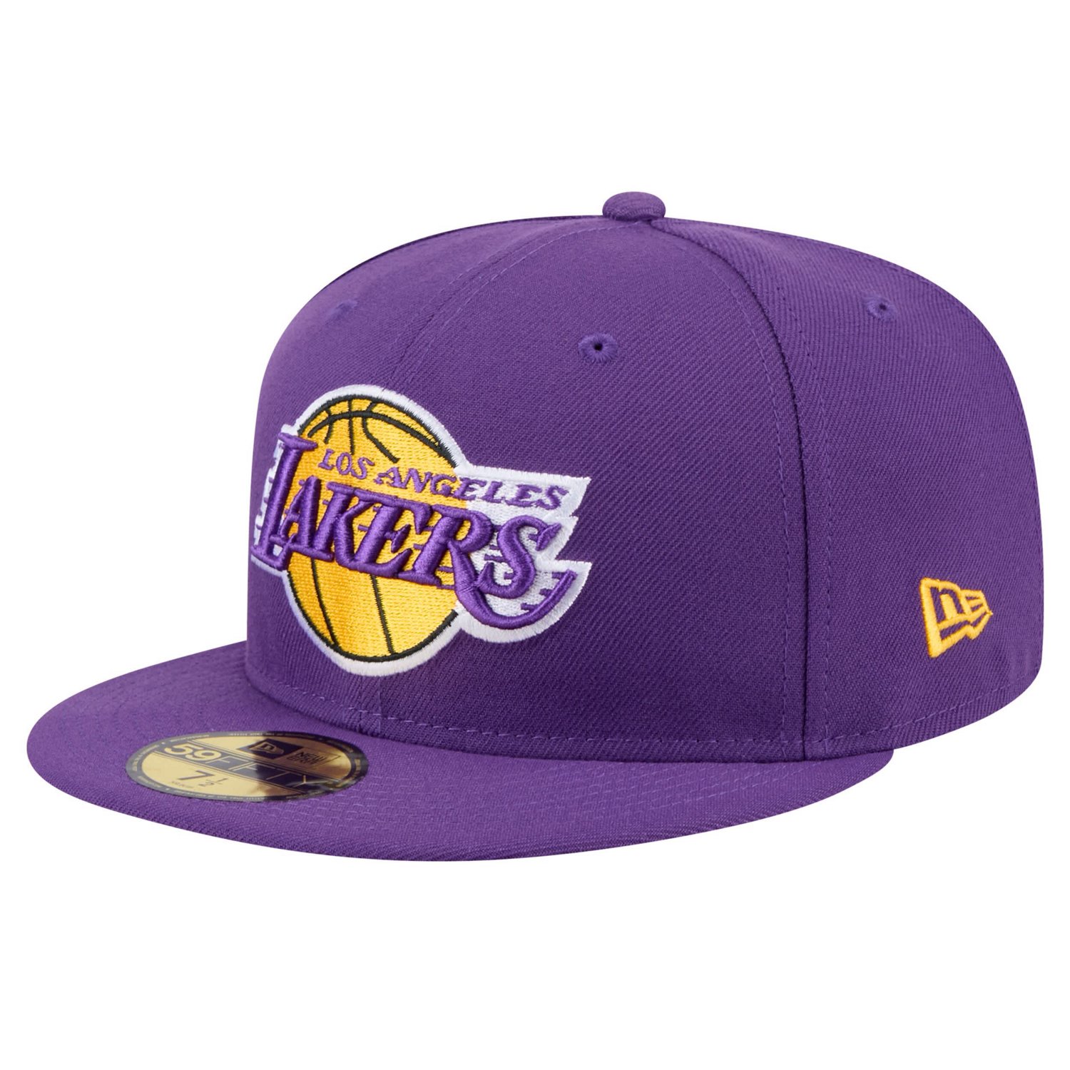 New Era Los Angeles Lakers Throwback Pennant 59FIFTY Fitted Hat - view number 3